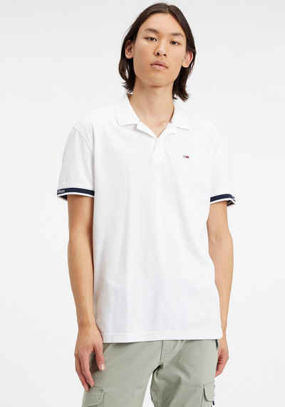 Tommy Jeans Poloshirt TJM CLSC ESSENTIAL POLO mit Logostickerei