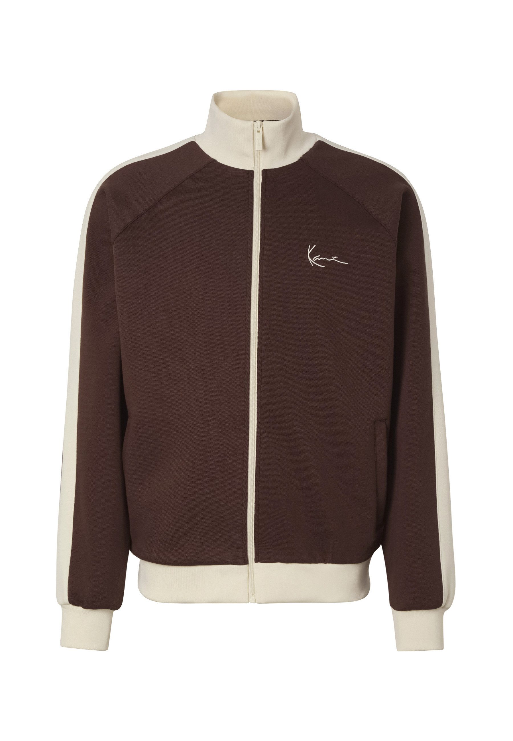 Karl Kani Outdoorjacke Karl Kani Signature Sidestripe Pique Trackjacket (1-St)
