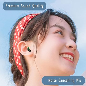 Xmenha Mini Noise Cancelling In-Ear-Kopfhörer (Genießen Sie immersiven Stereo-Surround-Sound für ein unvergleichliches Hörerlebnis, ob beim Schlafen oder Sport treiben., Unübertroffener Tragekomfort,Kristallklare Anrufe,Anhaltende Leistung)