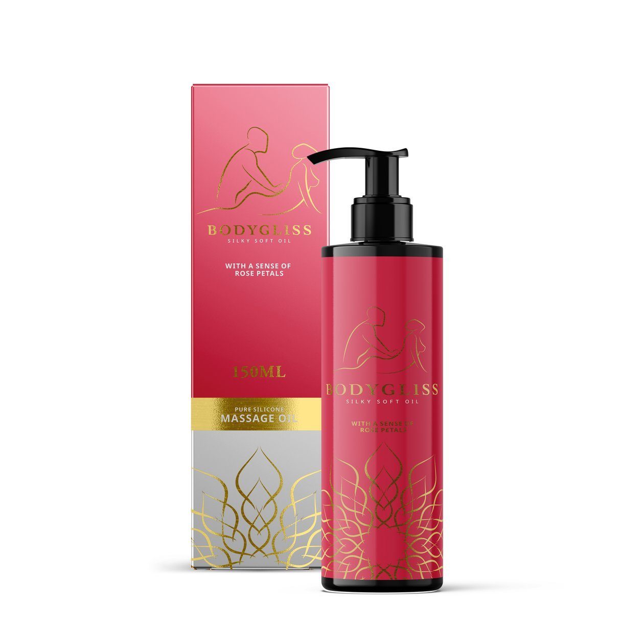 BODYGLISS Gleit- & Massageöl Massage Silky Petals Soft Rose ml 150 Collection Oil