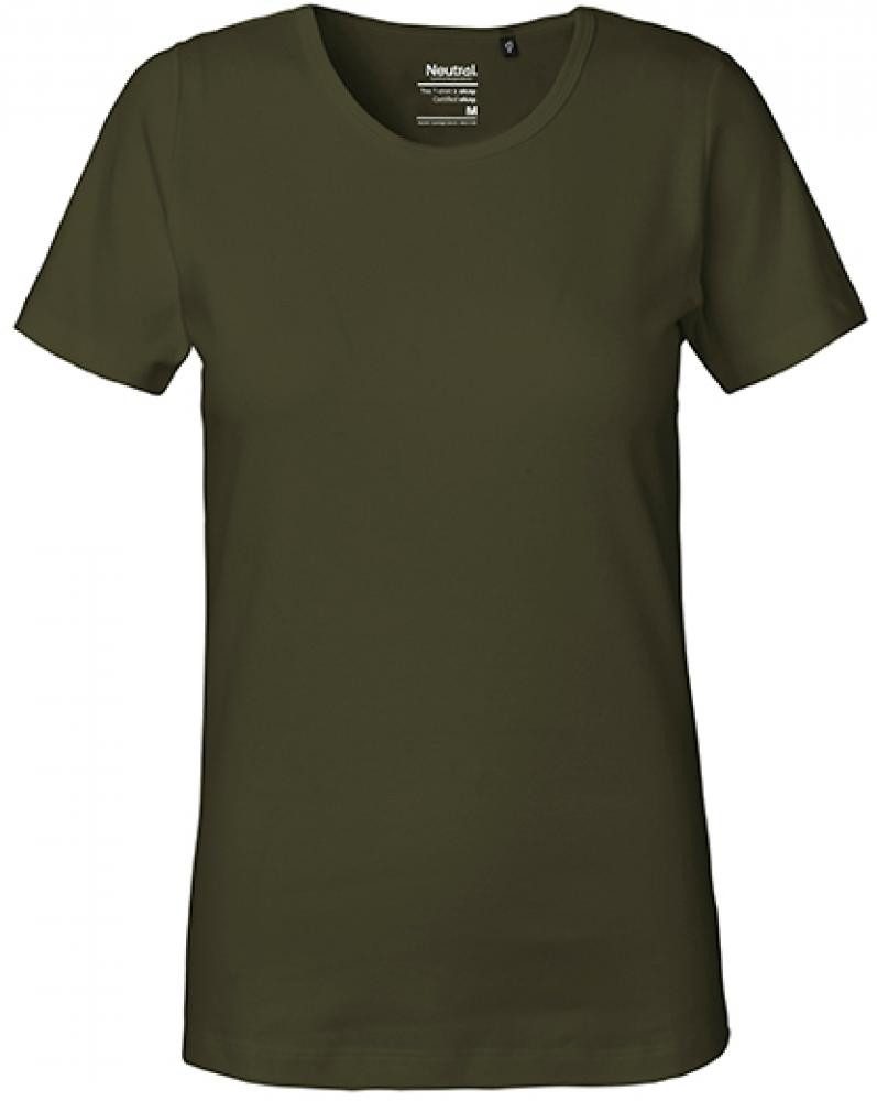 Neutral Rundhalsshirt Damen Interlock T-Shirt / 100% Fairtrade Baumwolle