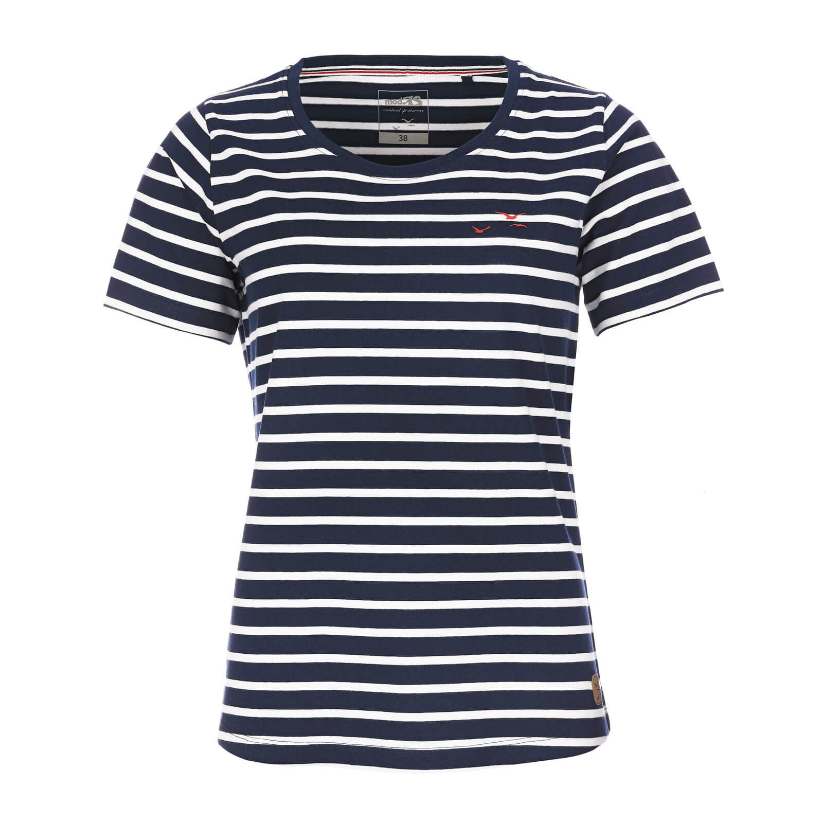 modAS T-Shirt Damen Kurzarm-Shirt im bretonischen günstig online kaufen