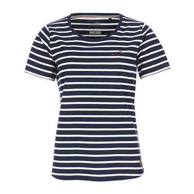 modAS T-Shirt Damen Kurzarm-Shirt im bretonischen Streifen-Design aus Baumwolle