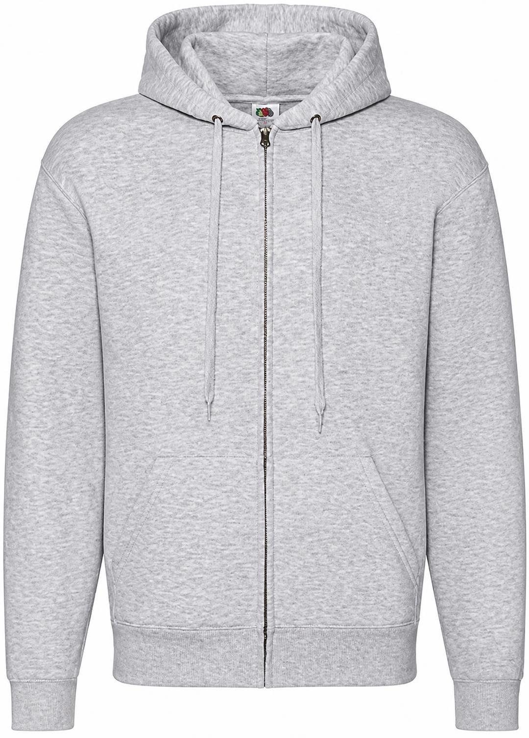 Fruit of the Loom Kapuzensweatjacke Premium Hooded Sweat-Jacket