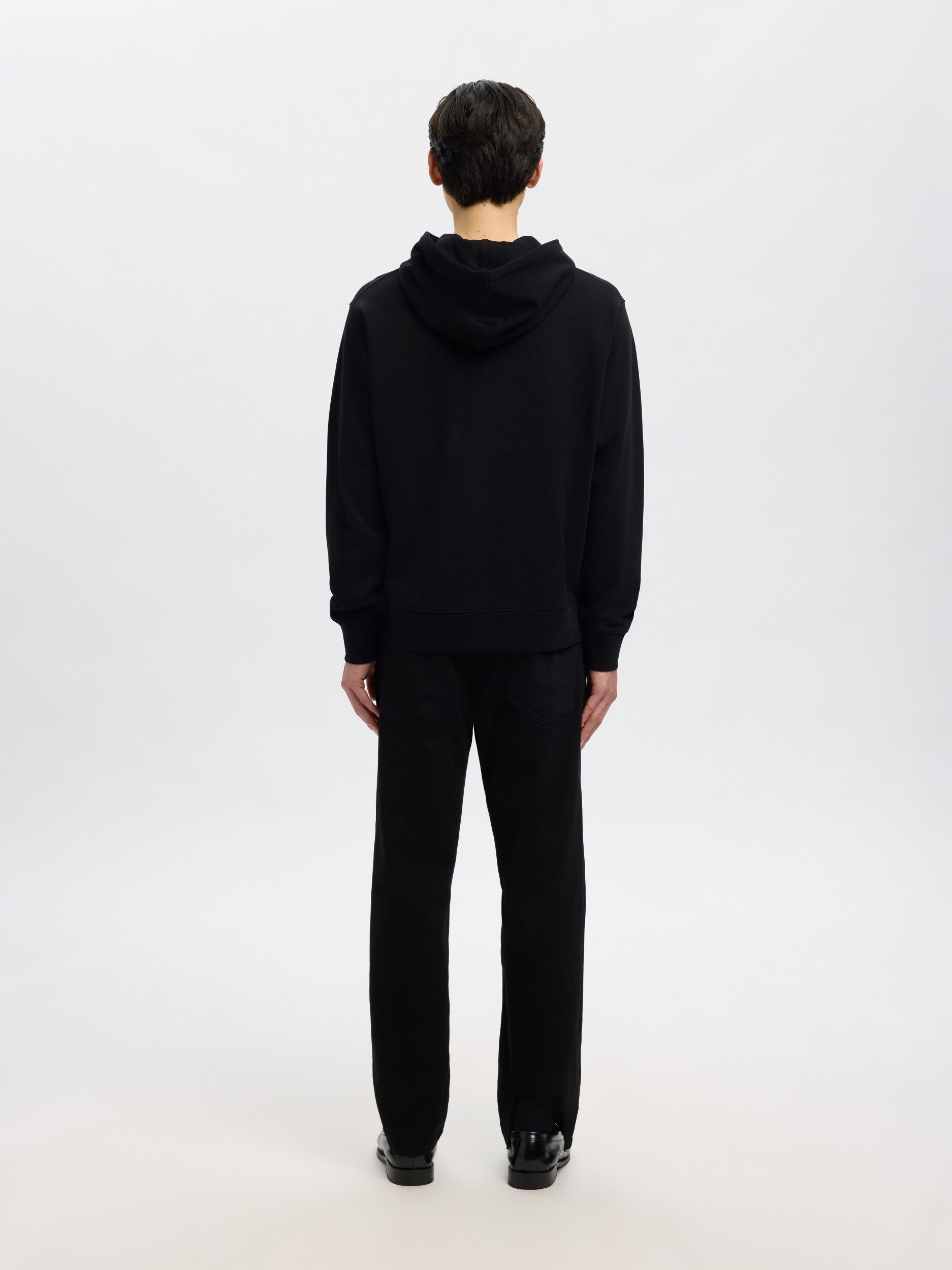SELECTED HOMME Sweatshirt SLMRELAXLUKE LS SWEAT HOODIE NOOS