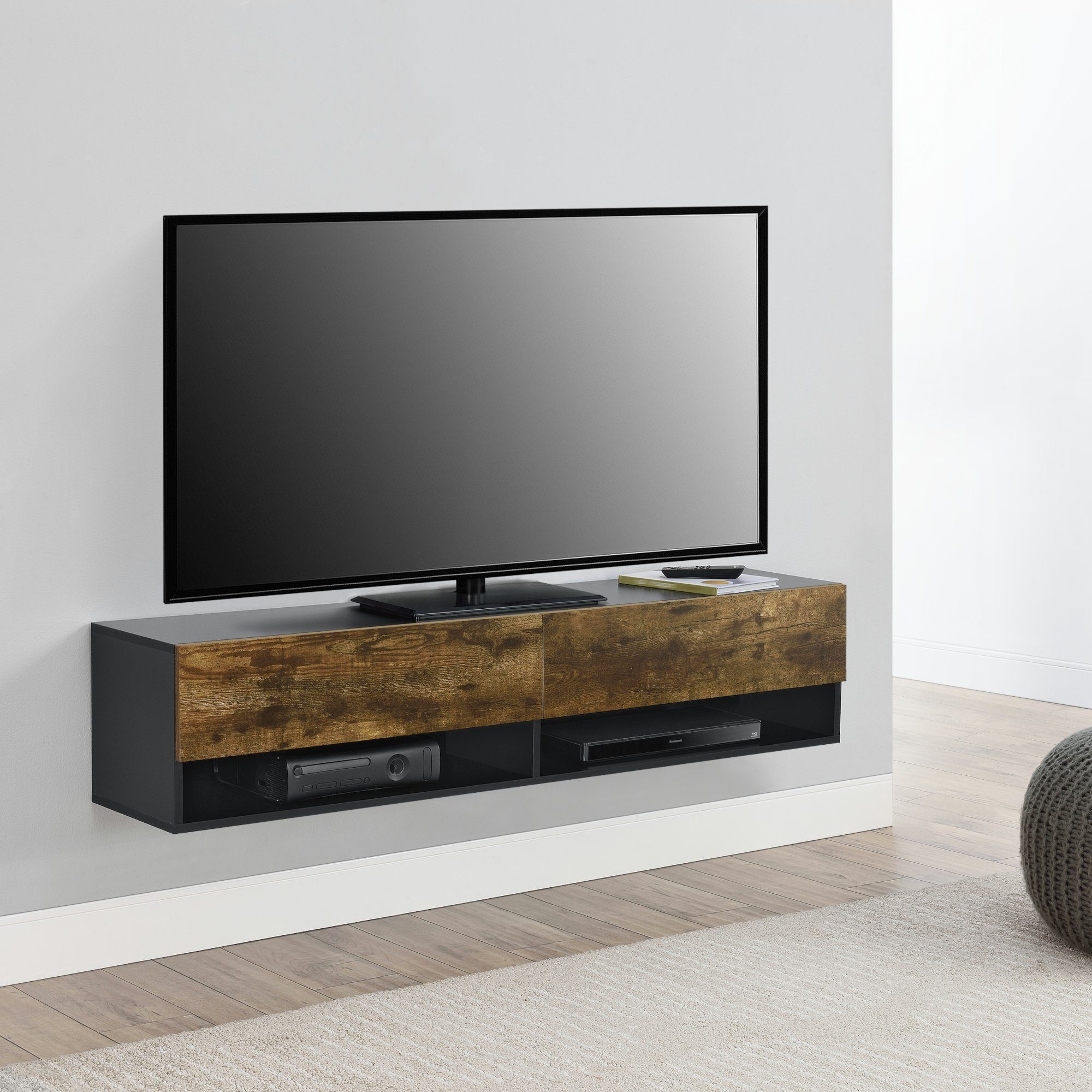 en.casa Hängeschrank Halmstad TV Lowboard 140 günstig online kaufen