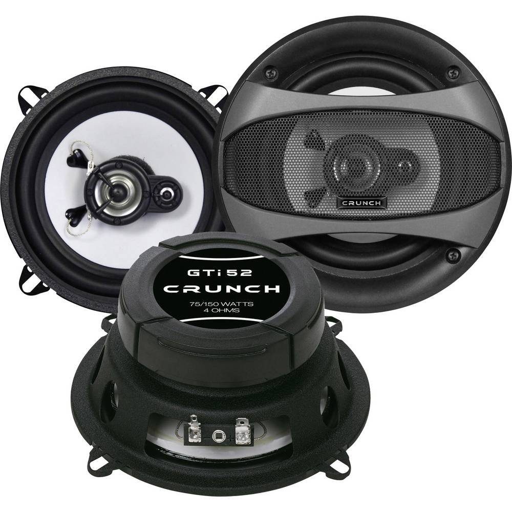 Crunch GTI- Koax 13 cm Einbaulautsprecher Set Auto-Lautsprecher