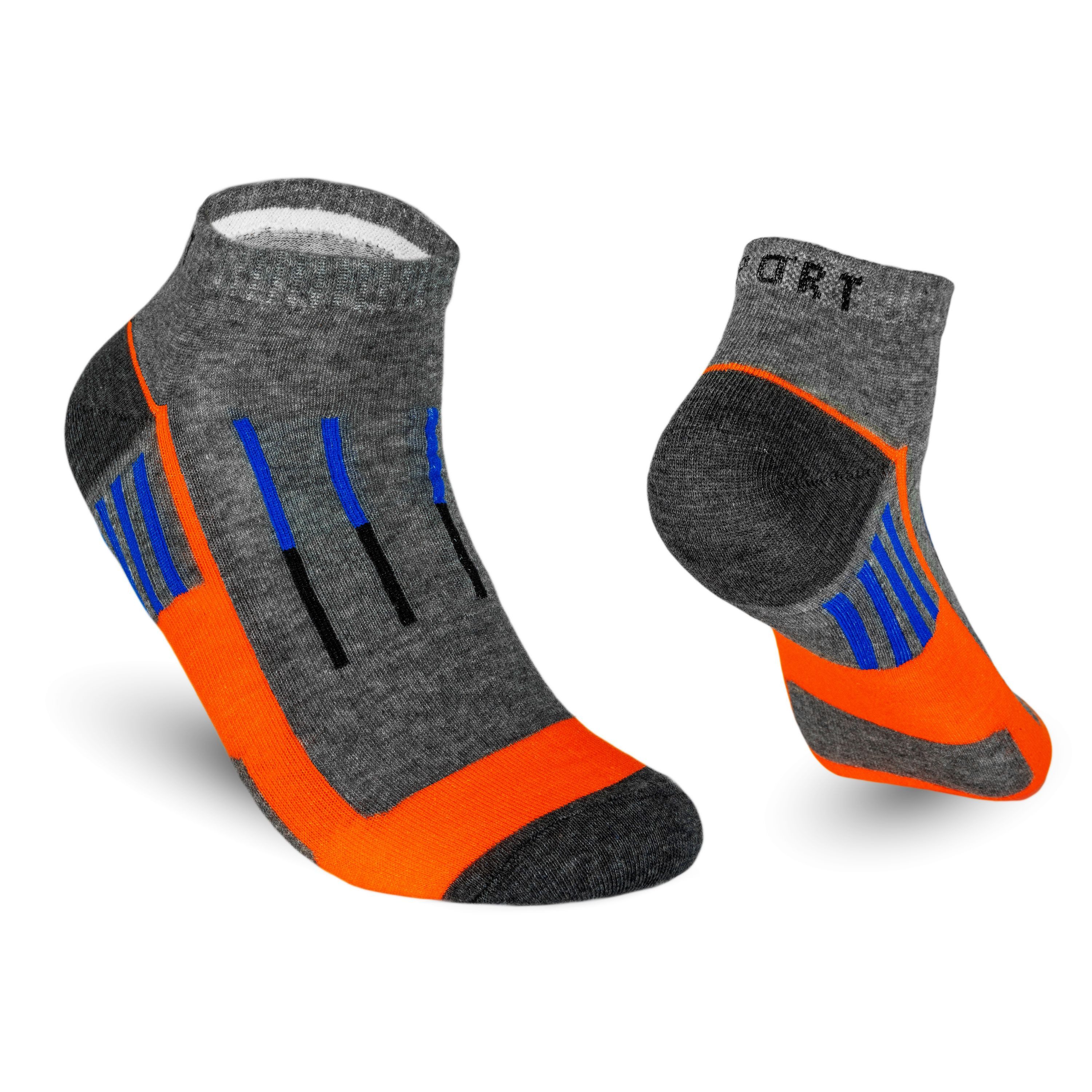TEXEMP Sneakersocken 6 - 12 - 18 Paar Sneaker Socken Herren & Damen Mehrfarbig Baumwolle (Packung, 6-Paar) Robust & Langlebig