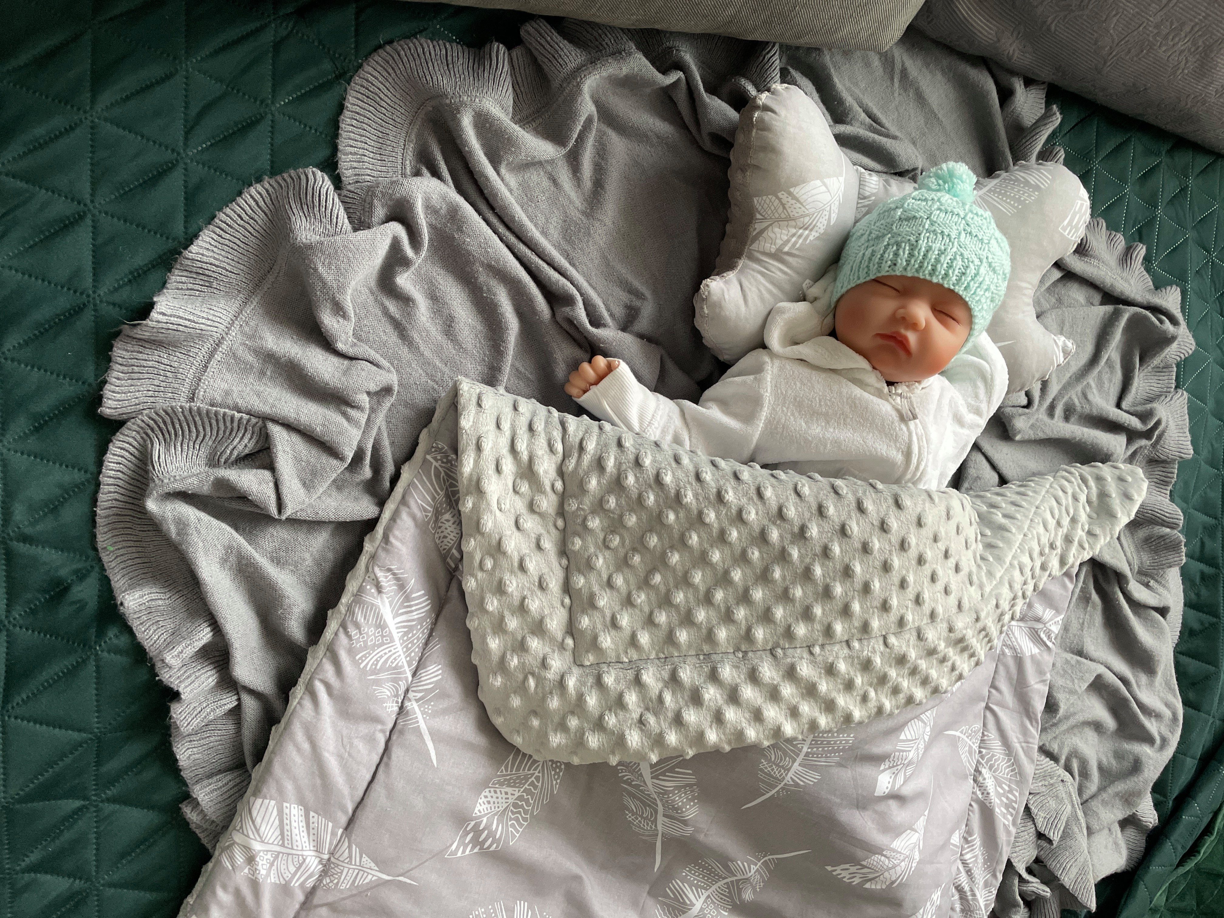 Babydecke Warm, Mittelwarm BAUMWOLLE/MINKY Babydecke 80x100 günstig online kaufen