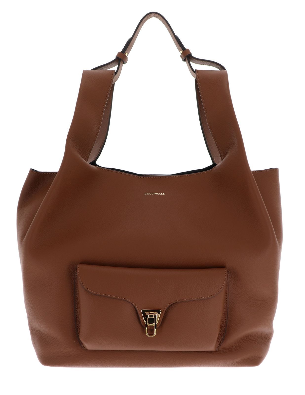 Schultertasche Double Grainy Leather Handbag