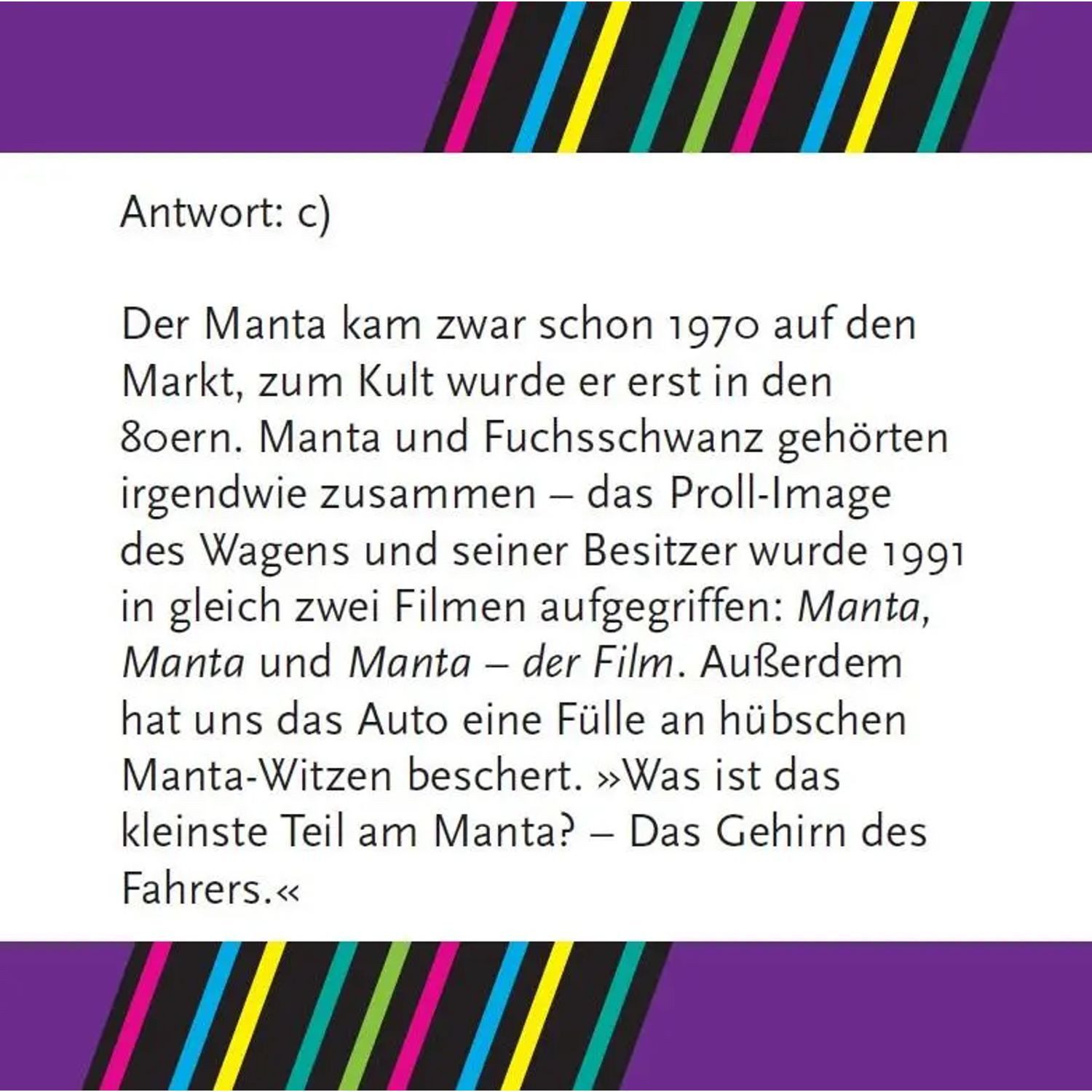 ars vivendi Spiel Das 80er Quiz