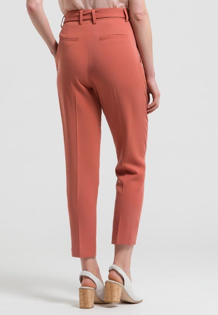 Armedangels 7/8-Hose Jolena Damen Stoff Hose Pants Stoffhose 7/8-lang Cropped Damenhose Schleifchengürtel