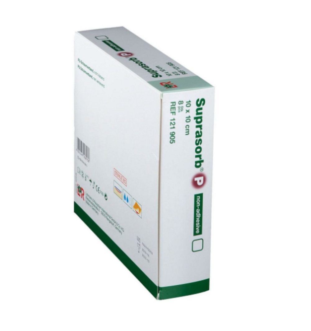 Lohmann & Rauscher GmbH & Co.KG Gips-und Verbandschutz SUPRASORB P PU-Schaumv.nicht klebend 10x10 cm, Saugfähiger Wundverband, Schmerfreier Verbandwechsel – Bild 4 von 5