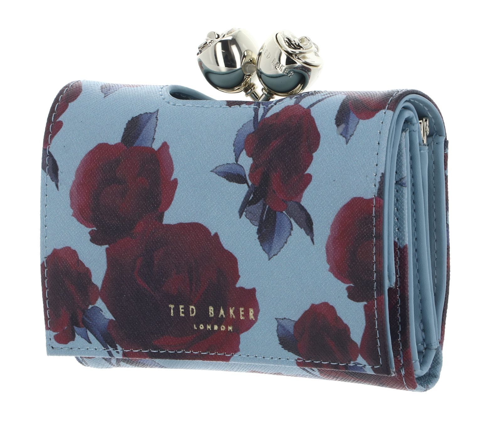 Ted Baker Geldbörse Rose Print Bobble Purse, aus echtem Leder