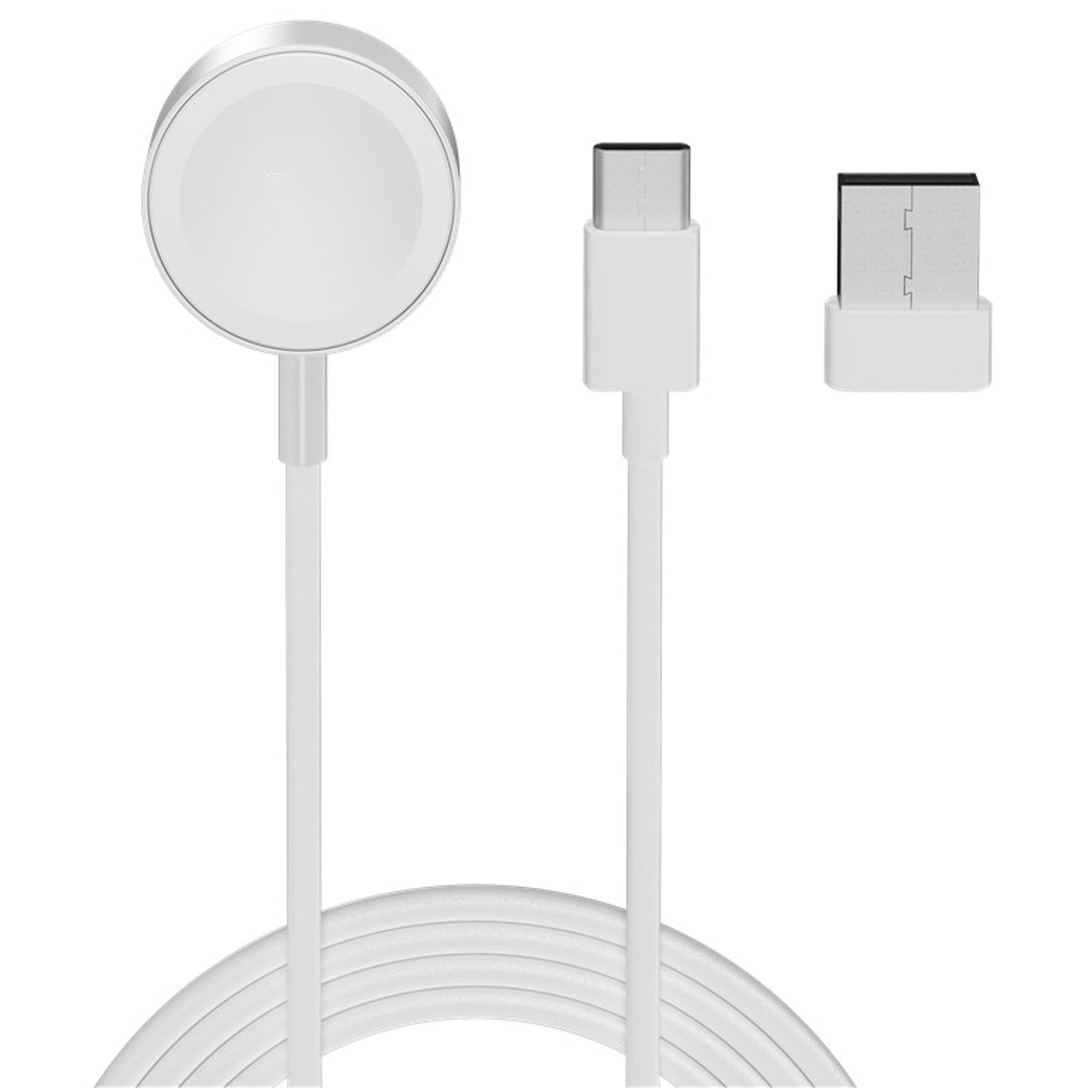 AccuCell Ladekabel passend für Apple Watch Ultra 49mm, Apple Watch Serie 8, SE Akku-Ladestation