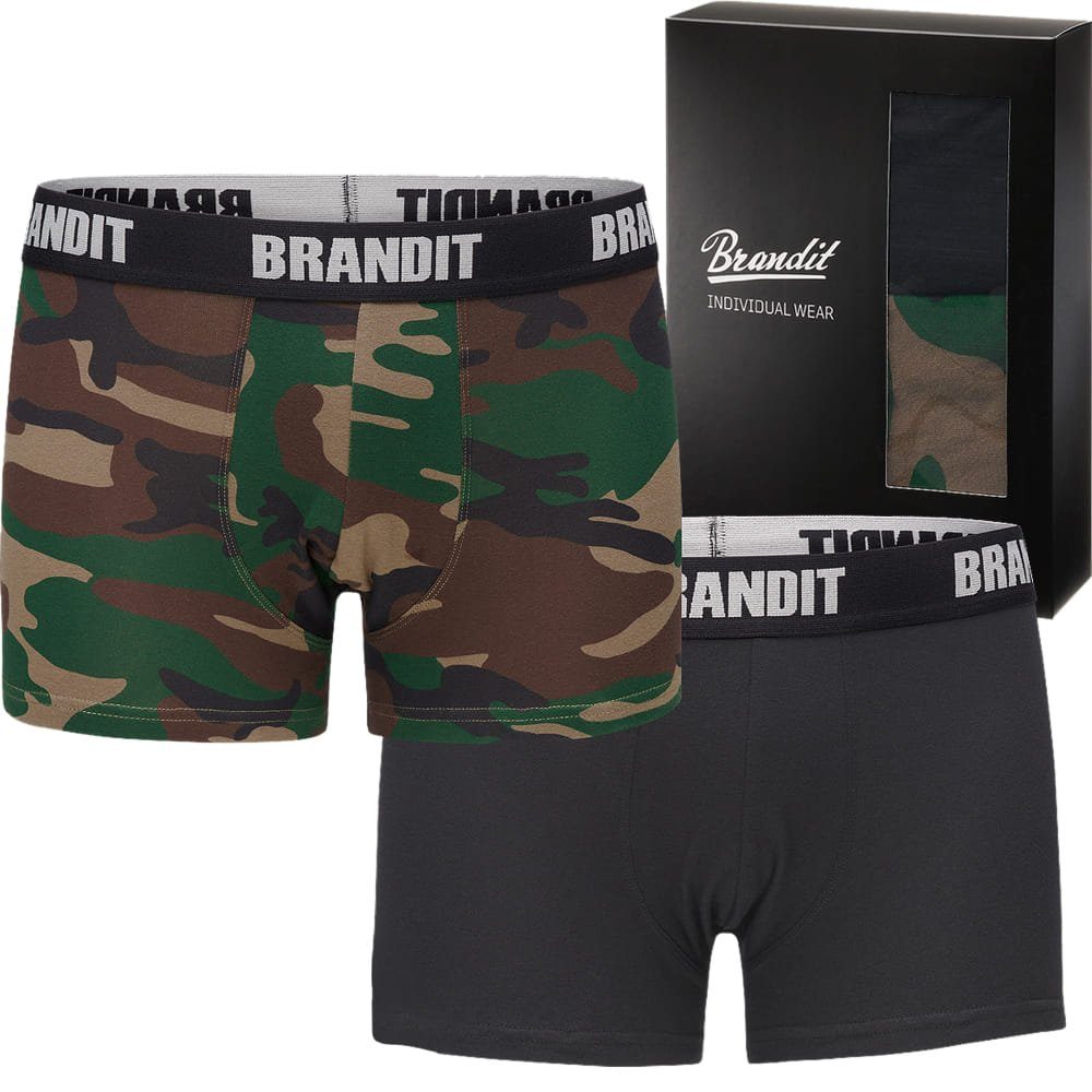 Brandit Boxershorts Brandit 2er Pack Army Boxershorts Retro