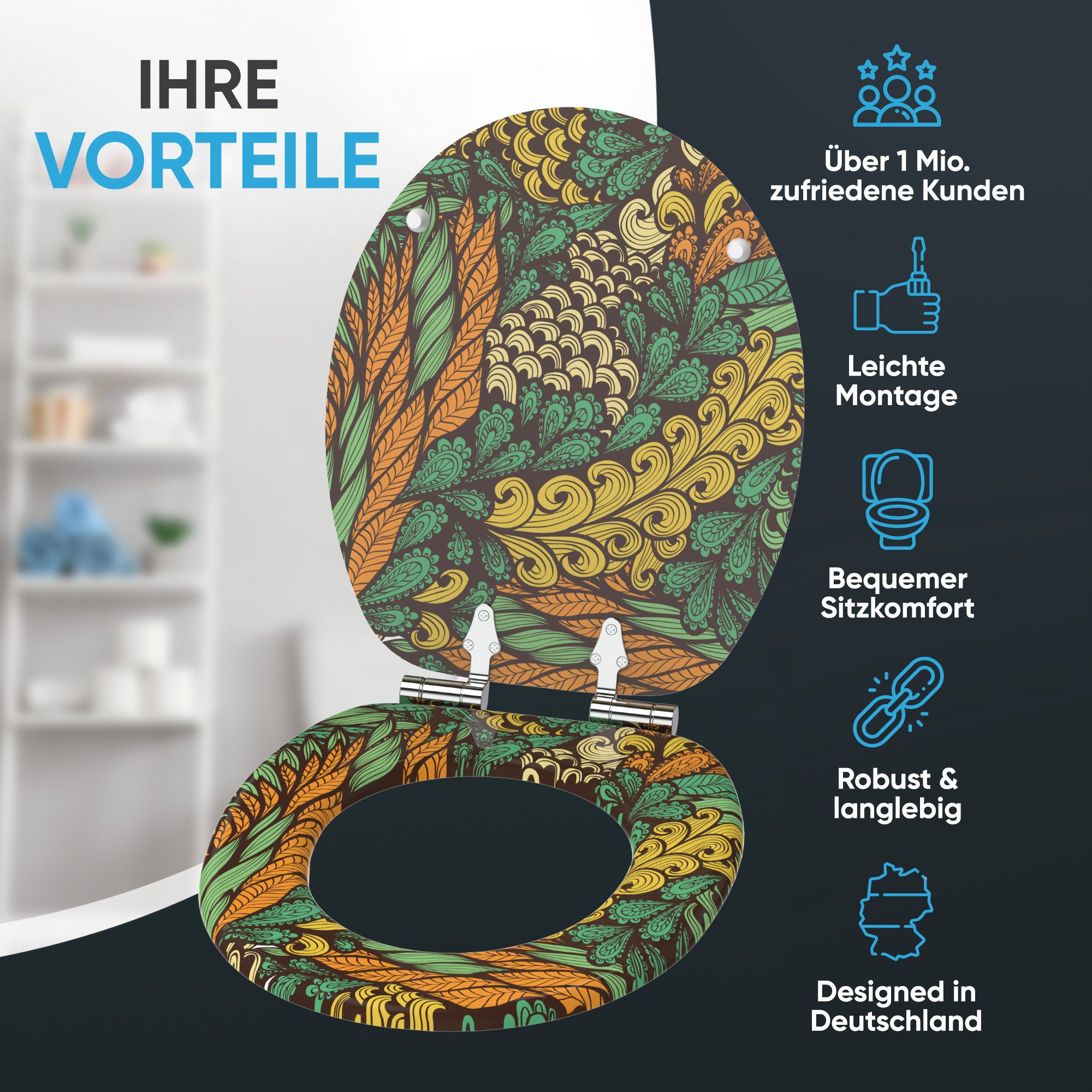Sanilo WC-Sitz Velora, mit Absenkautomatik, hochwertig günstig online kaufen