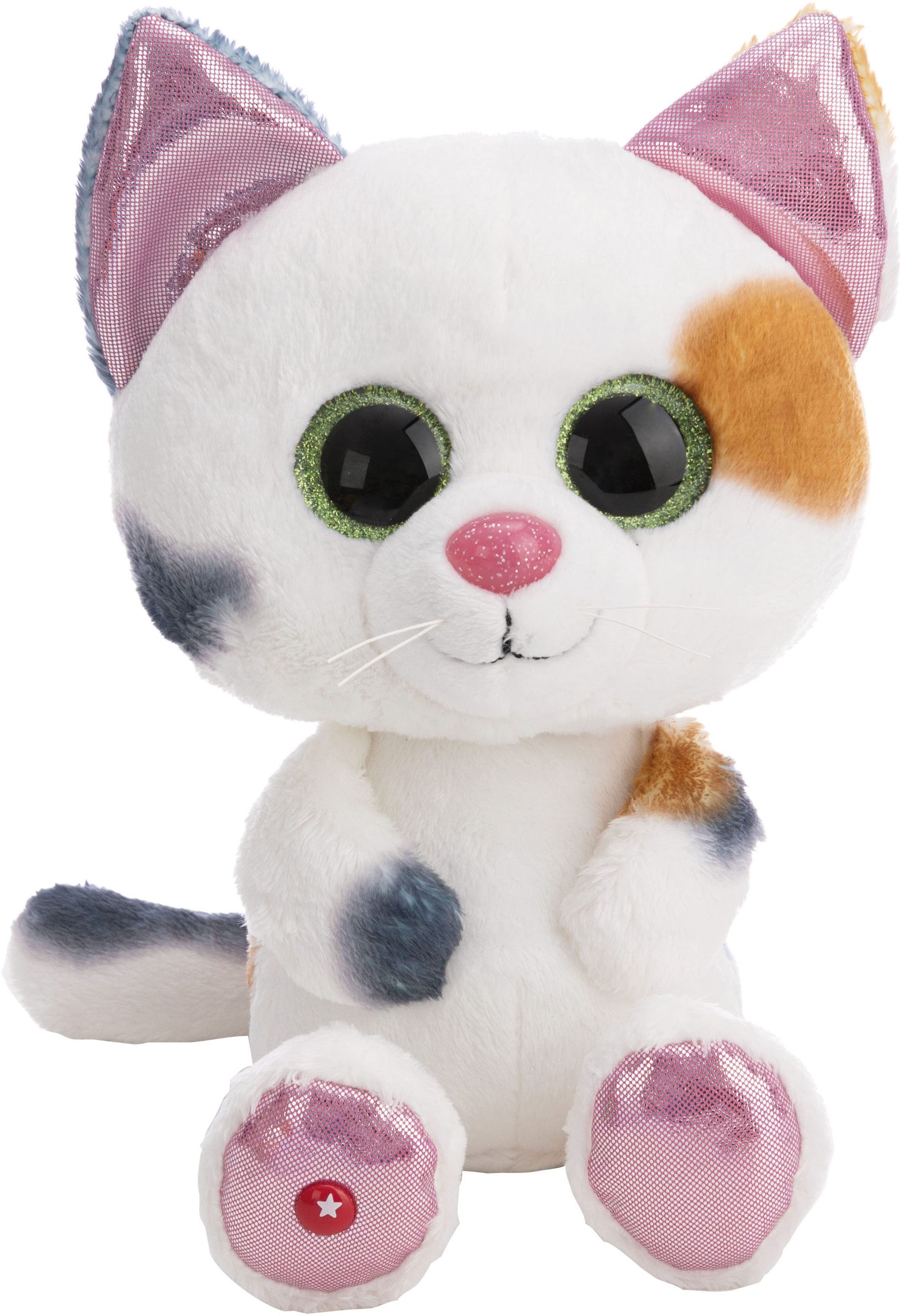 Nici Kuscheltier Glubschis, Glückskatze Calli Malli 25cm schlenkernd