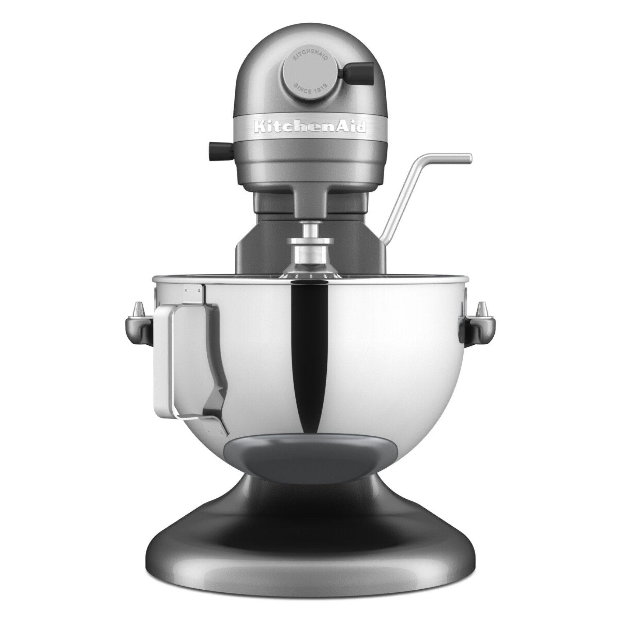KitchenAid Küchenmaschine 5KSM55SXXECU, 375 W, 5,2 l Schüssel, Passgenauer Spritzschutz mit verbessertem Design