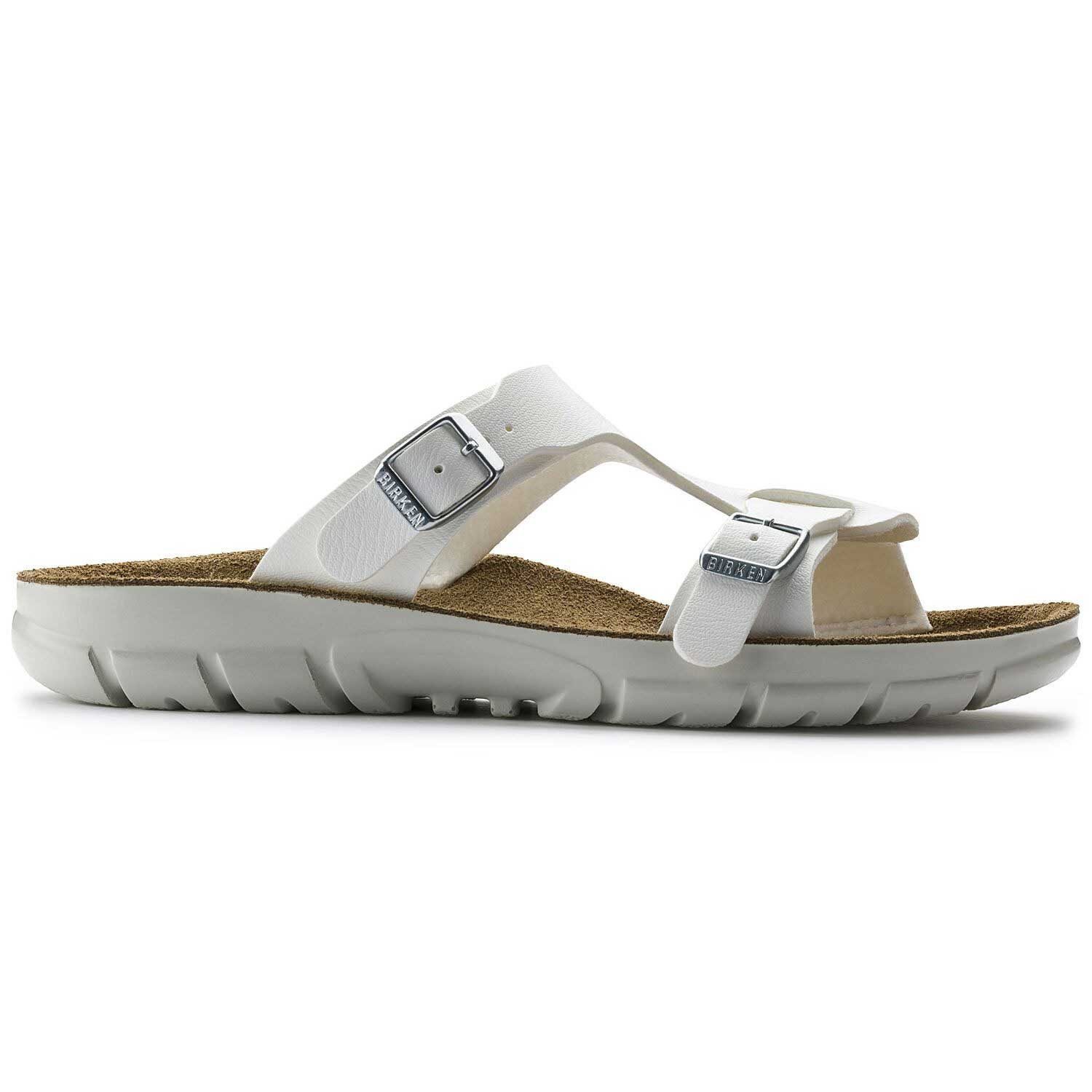 Birkenstock Sandalen Damen Sommer - Sofia - Anatomisches Kork-Latex-Fußbett - Sandale Flache Sandaletten mit modischer T-Spange und verstellbaren Riemen