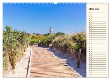 CALVENDO Wandkalender Langeoog Geburtstagskalender (Premium, hochwertiger DIN A2 Wandkalender 2023, Kunstdruck in Hochglanz)