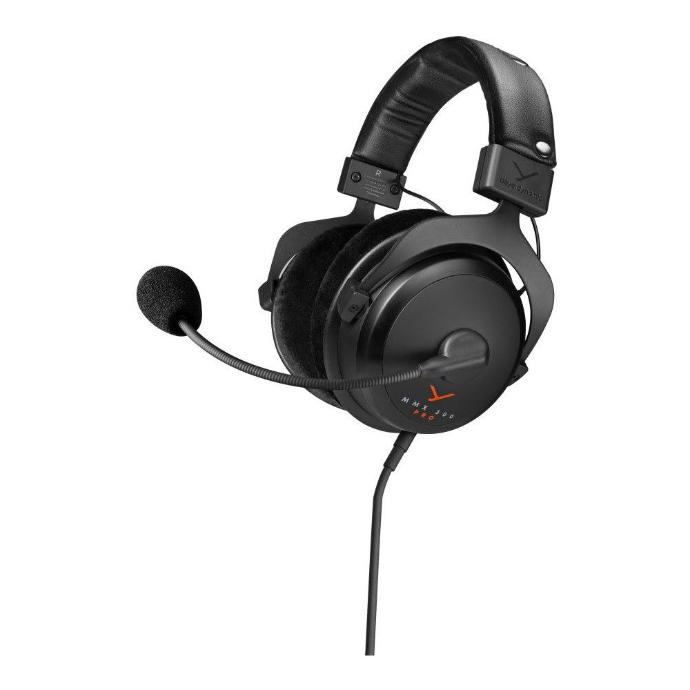 beyerdynamic Beyerdynamic MMX 300 PRO Gaming Headset schwarz PC-Headset (Klang auf Studioniveau, hervorragendes Mikrofon, Ohrpolster., USB, Made in Germany)