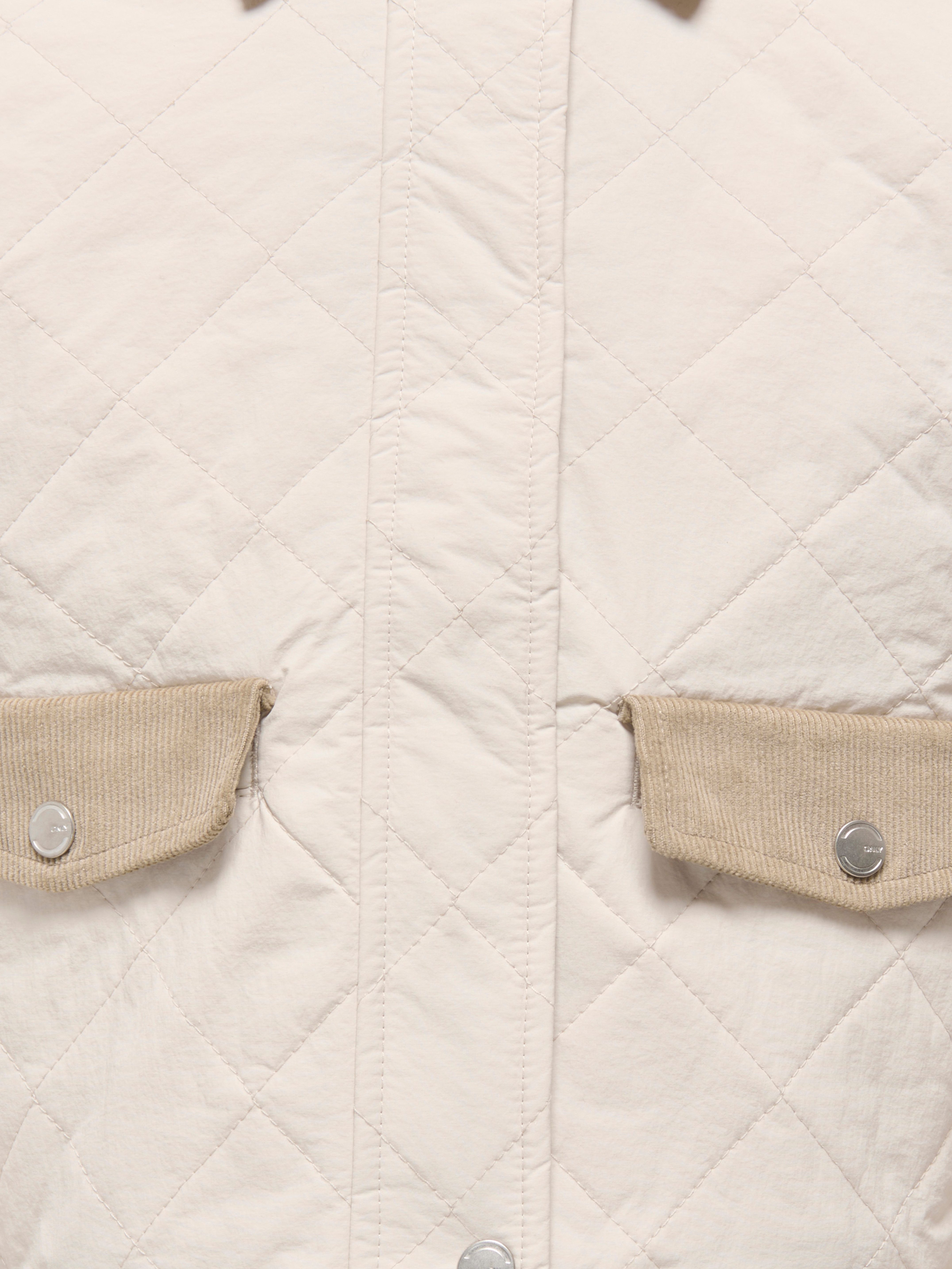 KIDS ONLY Steppjacke KOGROSALINA QUILTED MIX JACKET VD OTW mit kontrastfarbigen Besetzen – Bild 4 von 4