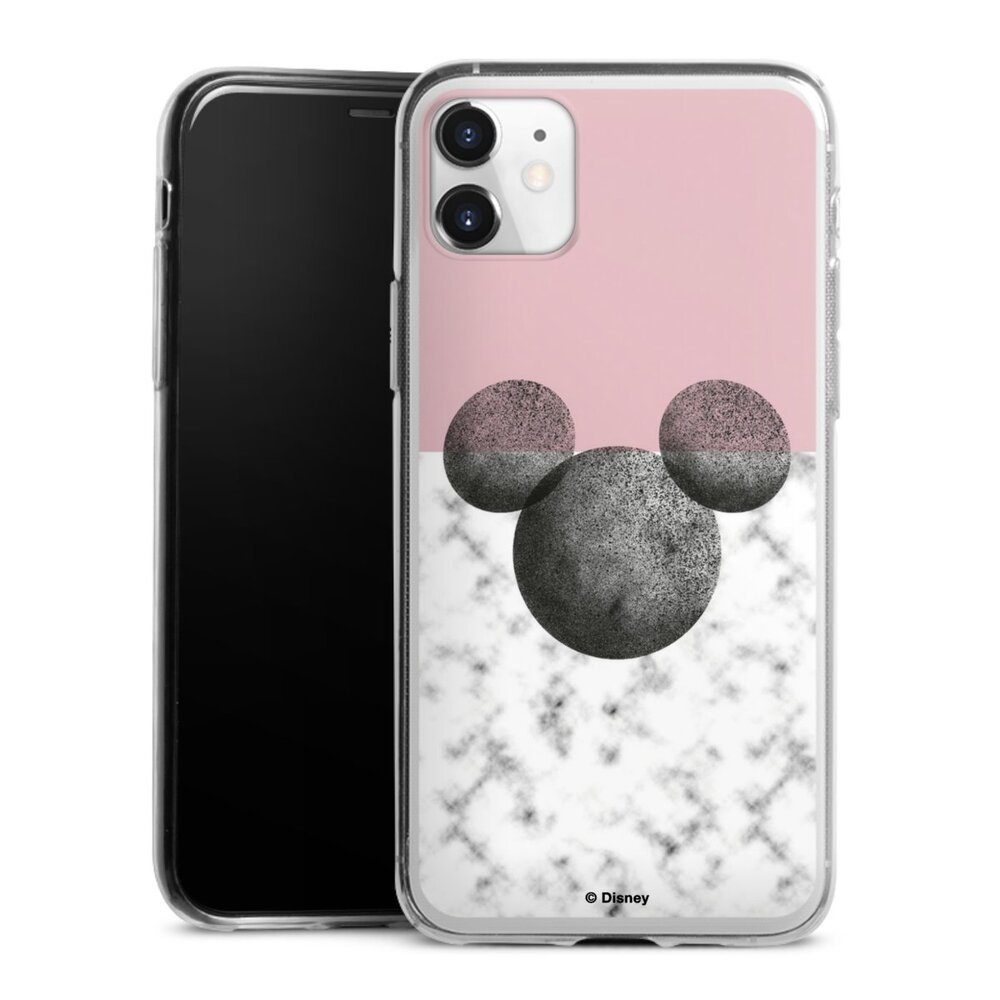 DeinDesign Handyhülle Disney Marmor Minnie Mouse Mickey Mouse Marmor, Apple iPhone 11 Slim Case Silikon Hülle Ultra Dünn Schutzhülle
