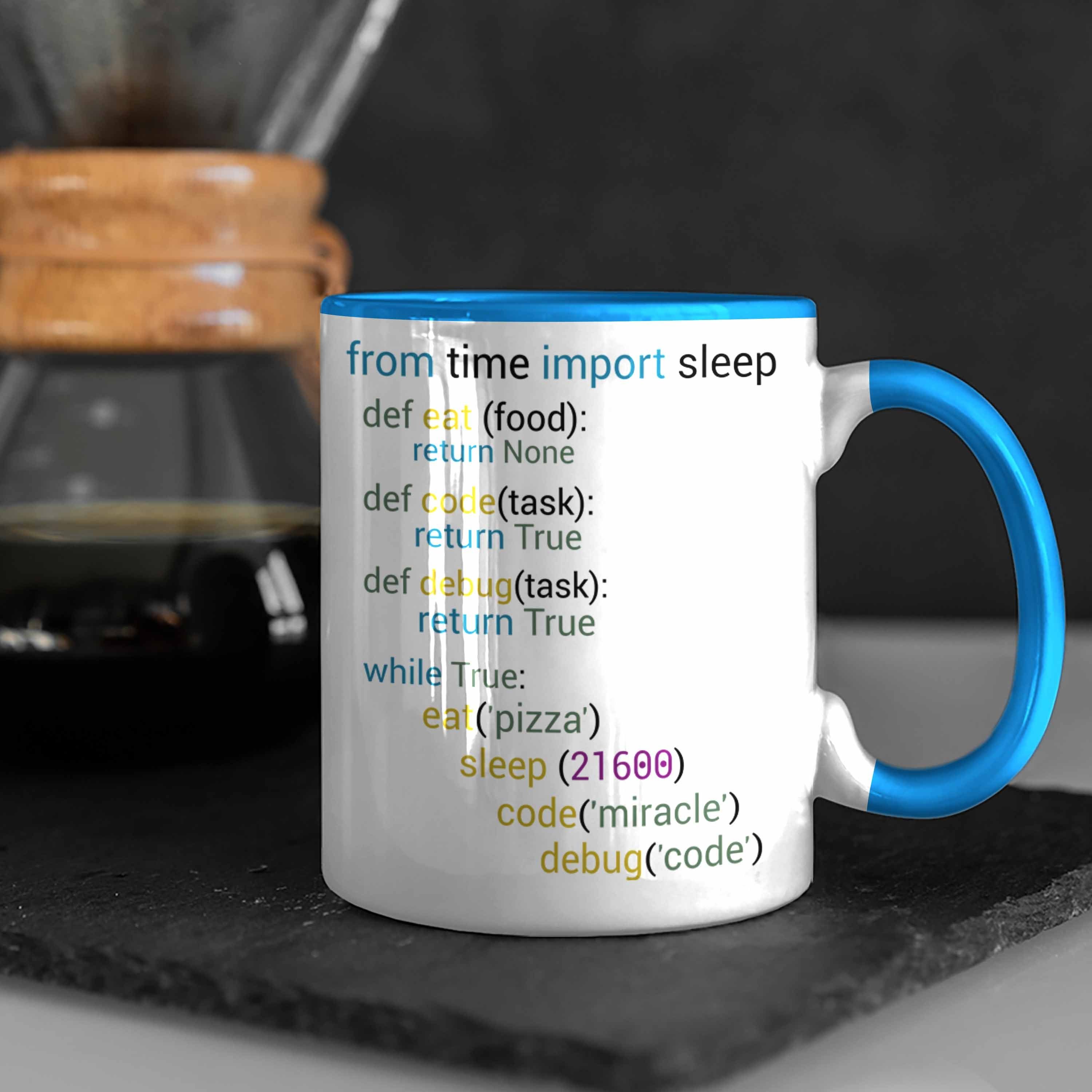 für Blau Nerds Tasse Tasse Gesch Geschenk Programmierer Coder Softwareentwickler Trendation