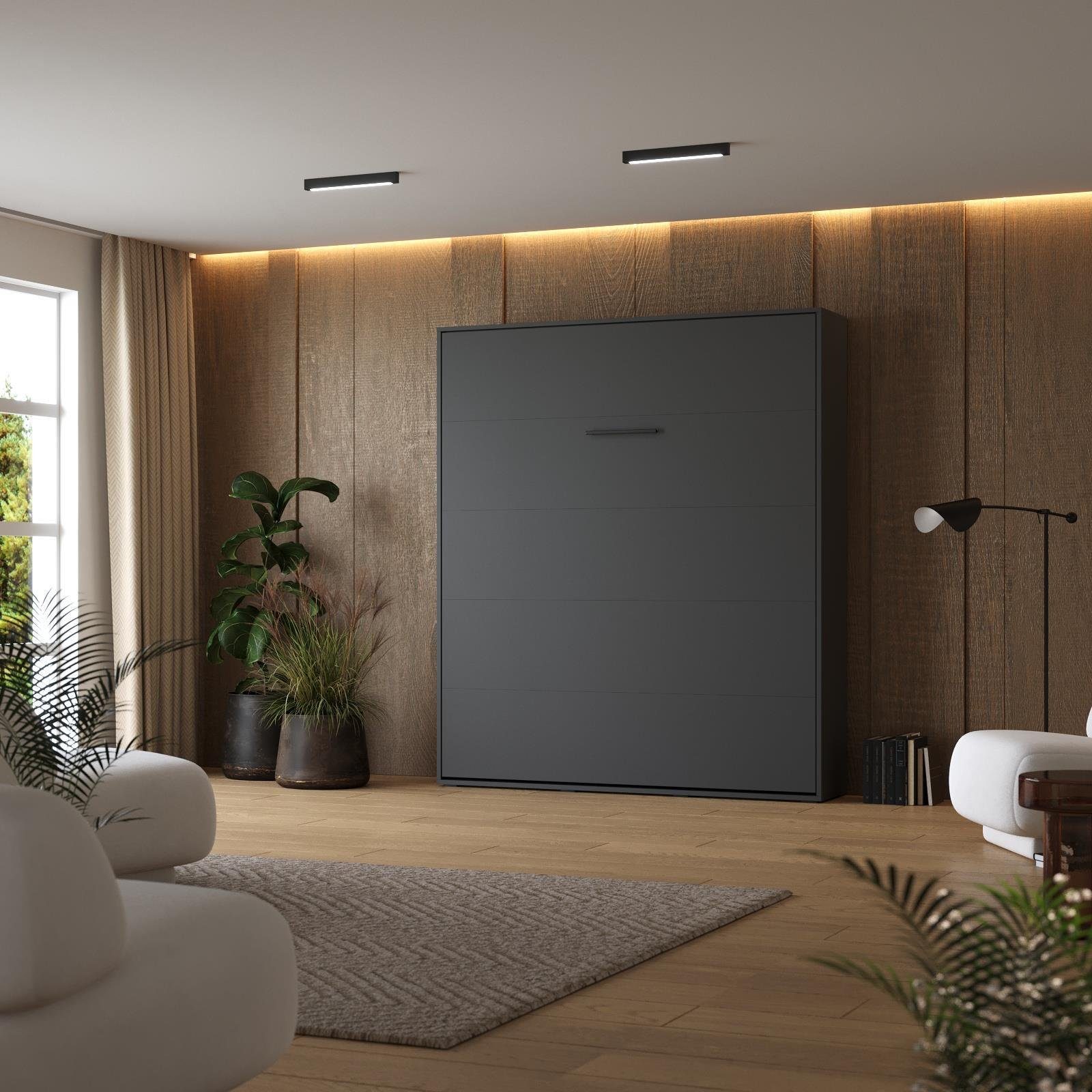 SMARTBett Schrankbett Schrankbett mit Polsterrahmen M1 180x200 Vertikal (1- günstig online kaufen