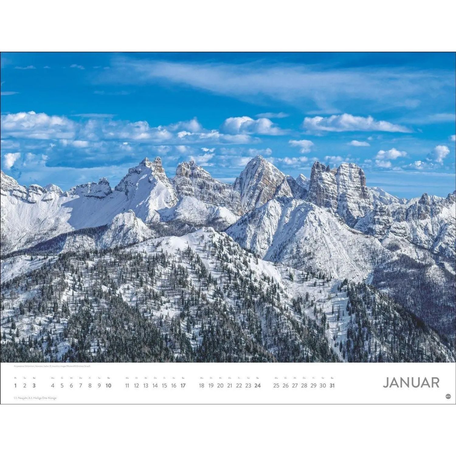 HEYE Wandkalender Faszination Alpen Posterkalender 2027