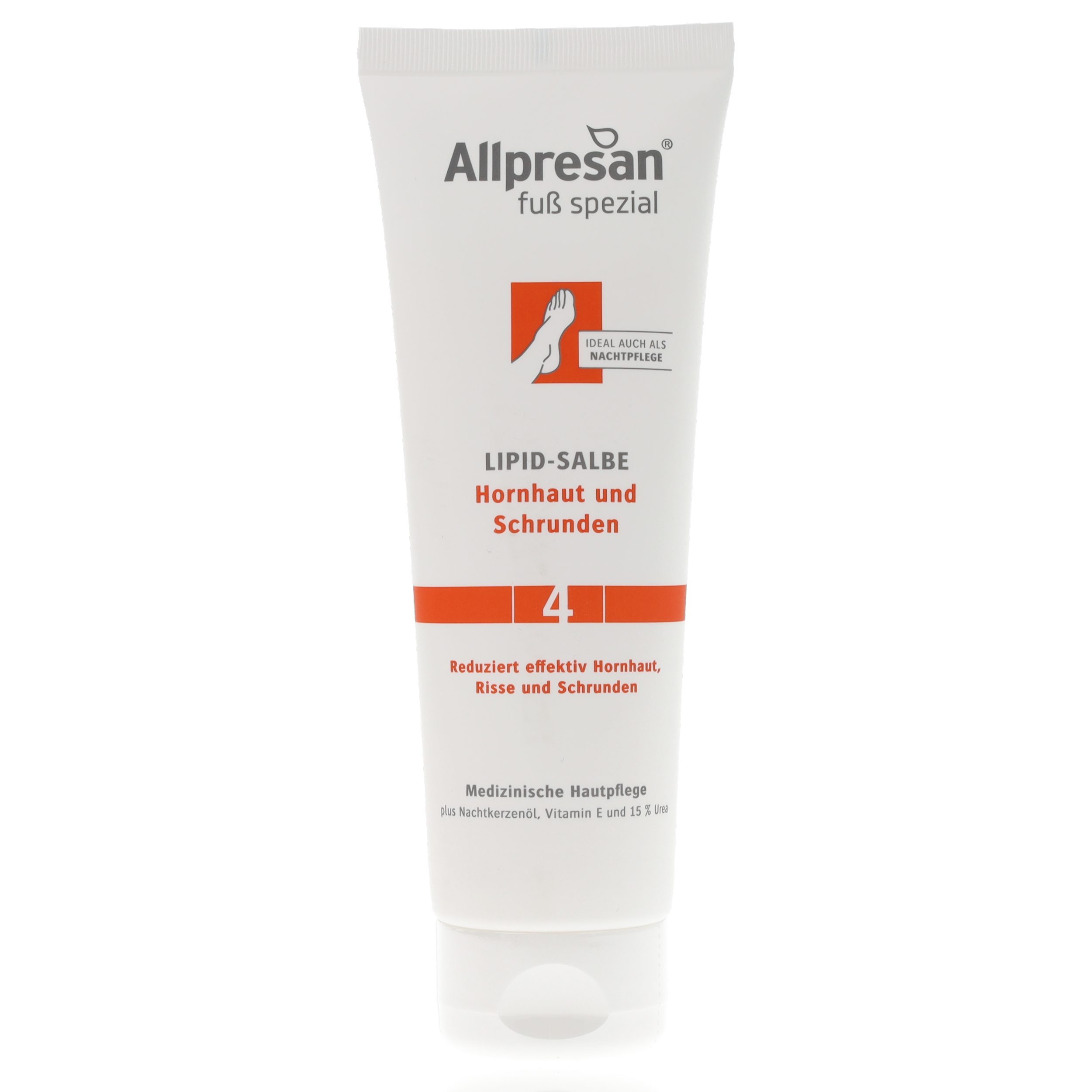 Allpresan Hornhautbalsam Allpresan Fuß spezial 4 Hornhaut und Schrunden -Produkt wählbar- Ideal auch als intensive Nachtpflege, 1-tlg., Medizinische Hautpflege-Creme mit 15% Urea, Vitamin E & Nachtkerzenöl