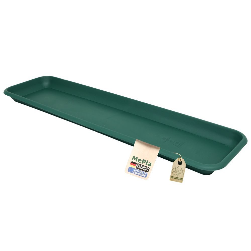Heimwerkercenter Balkonkasten MePla Untersetzer Balcony Standard L 38cm, B 15,8cm, Grün, Kunstoff