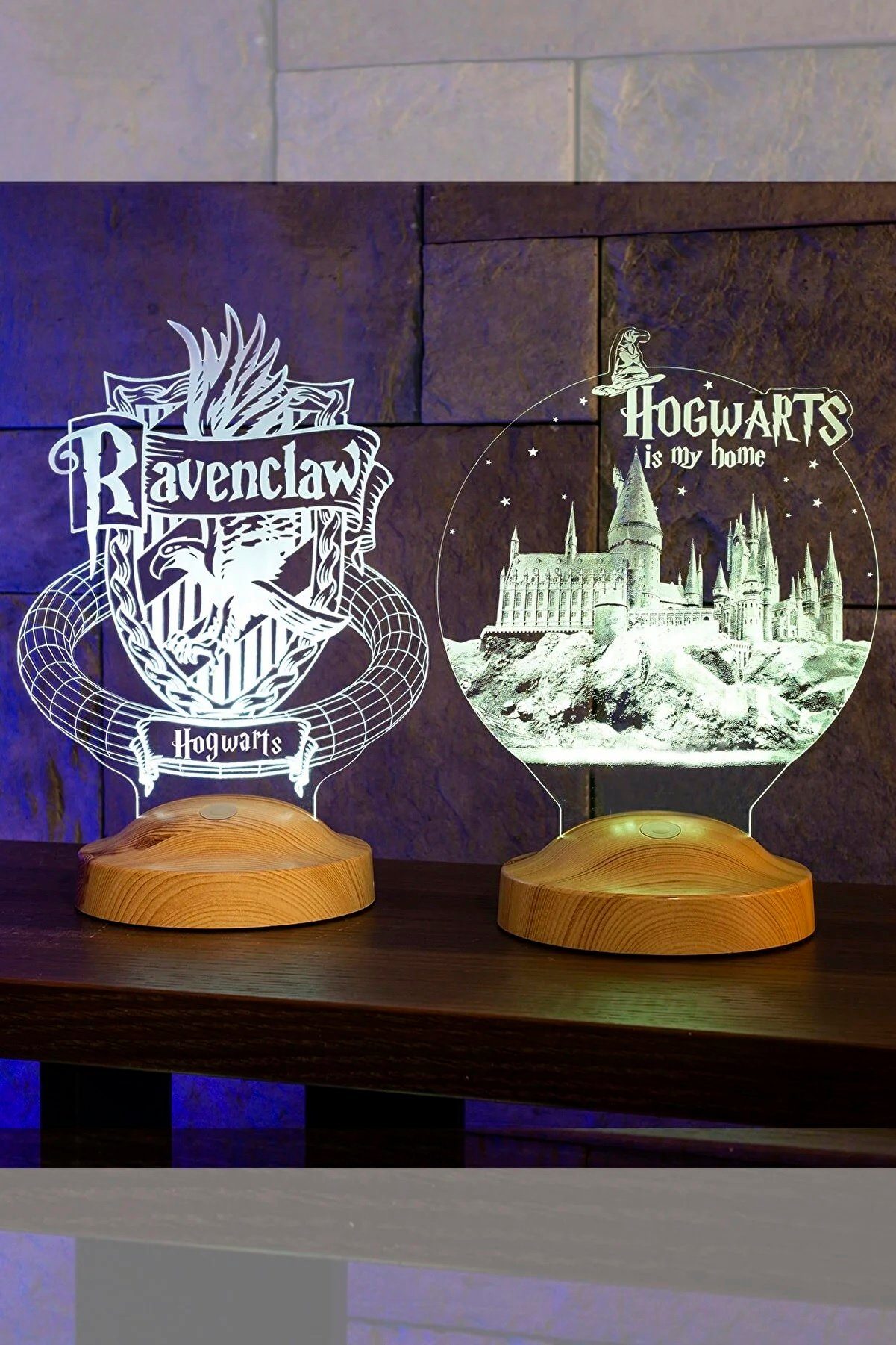 Geschenkelampe LED Nachttischlampe Ravenclaw Hogwarts Harry Potter Nachttischlicht Geschenke Lampe, Leuchte 7 Farben fest integriert, Geburtstagsgeschenk für Fr – Bild 5 von 5
