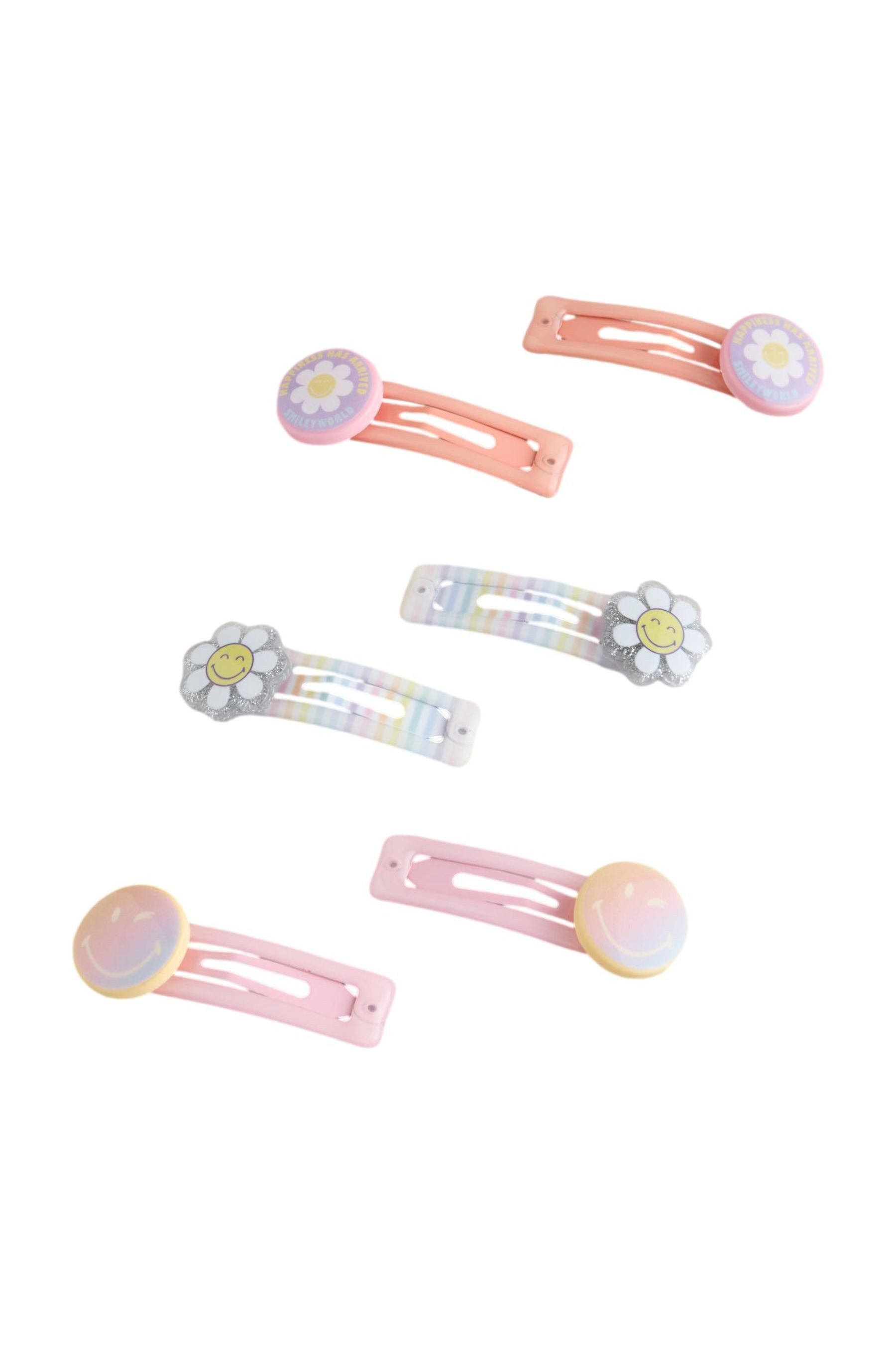 Next Haarclip 6er-Pack Haarclips mit Blume und Smiley
