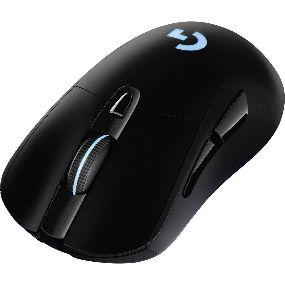 Logitech Logitech G403 Lightspeed Gaming Maus 910-005632 Mäuse (Beleuchtet, Gewichts-Tuning)