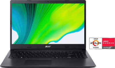 Acer A315-23-R3RD Notebook (39,62 cm/15,6 Zoll, AMD Athlon Silver 3050U, Radeon Graphics, 256 GB SSD, Kostenloses Upgrade auf Windows 11, sobald verfügbar)