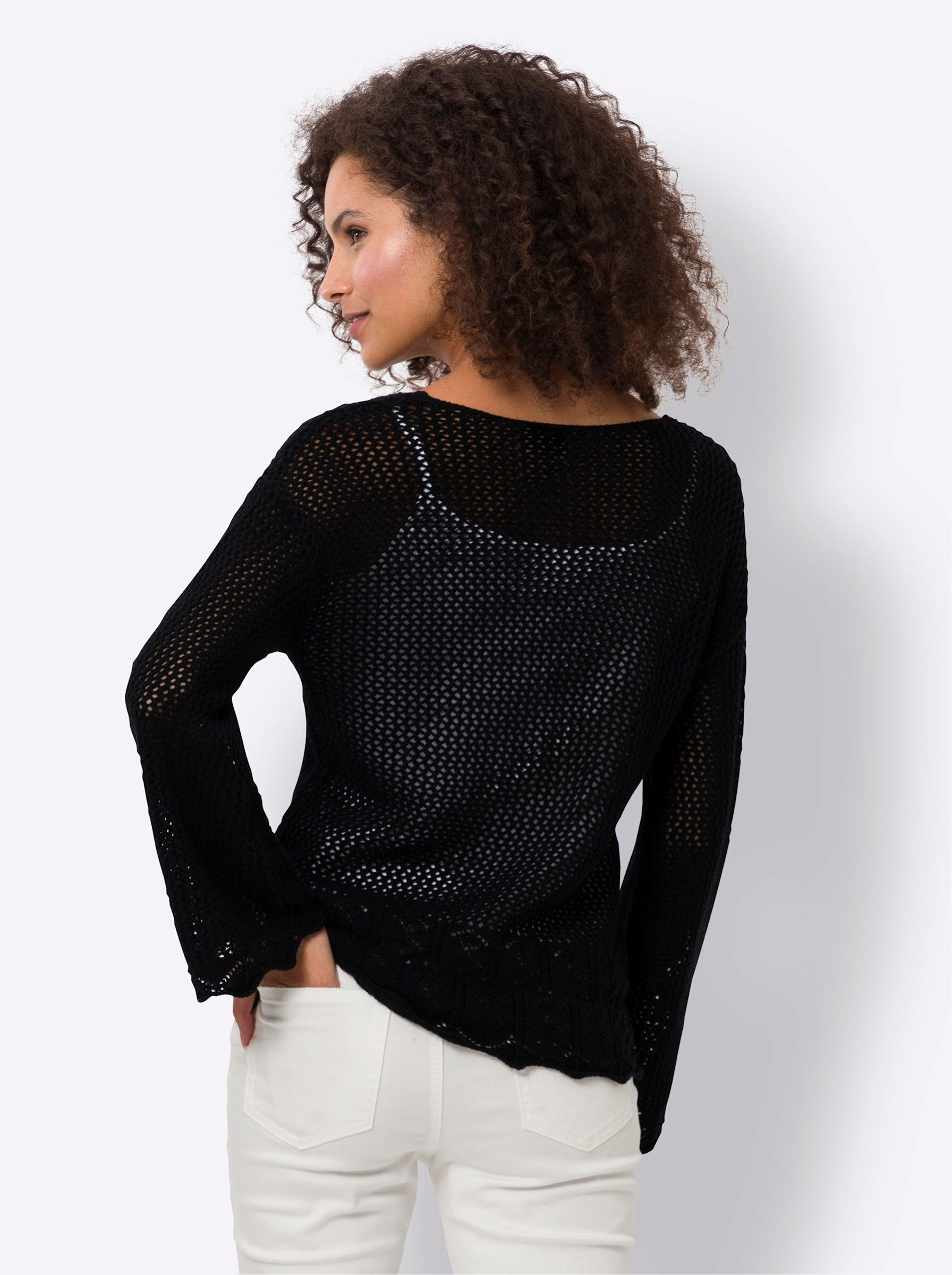 heine Strickpullover Ajourpullover günstig online kaufen