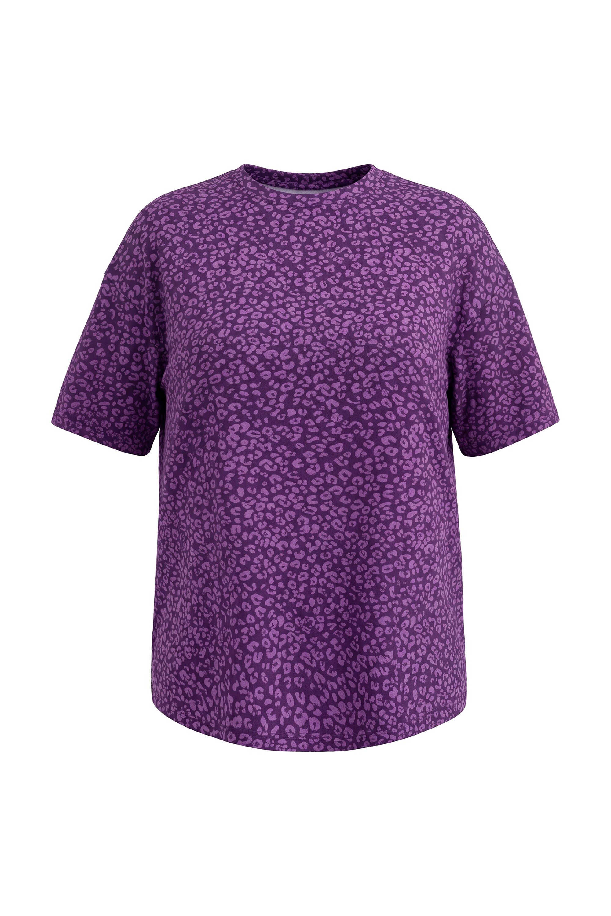 Studio Untold T-Shirt Sport-Shirt Oversize Shape Leo Rückenprint – Bild 2 von 5
