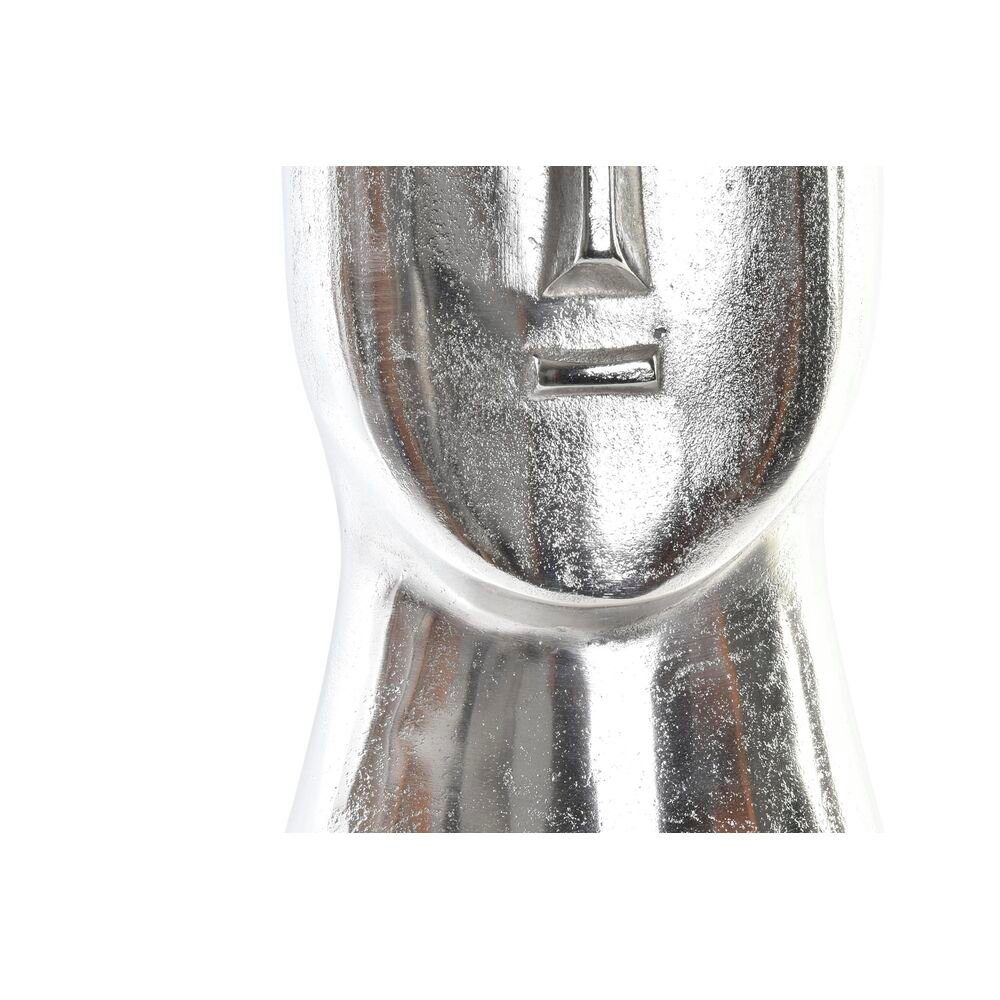 Vase Home Decor DKD DKD Silberfarben 17 x x Gesicht 16 3 Home Moderne Aluminium Decor Dekovase