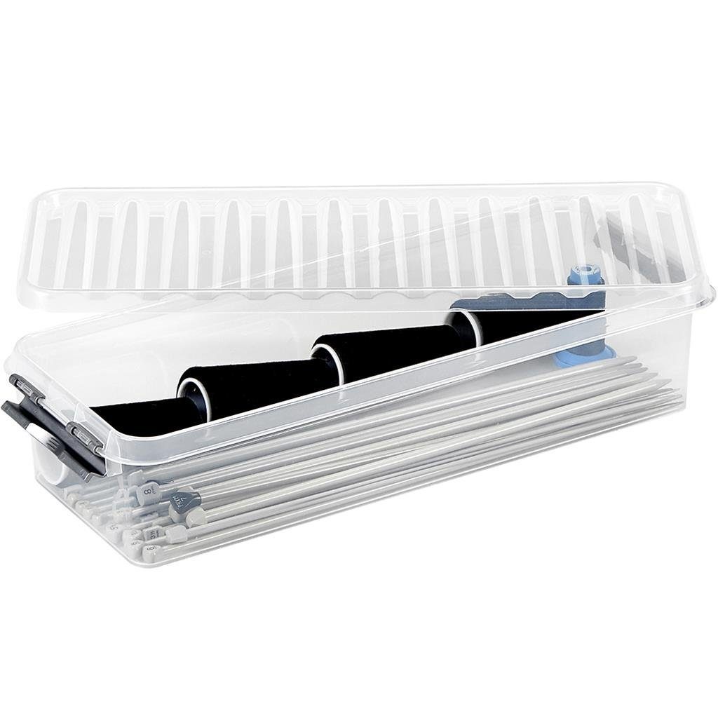 Sunware Aufbewahrungsbox Box Q-line transp./metallf. 6,5 günstig online kaufen