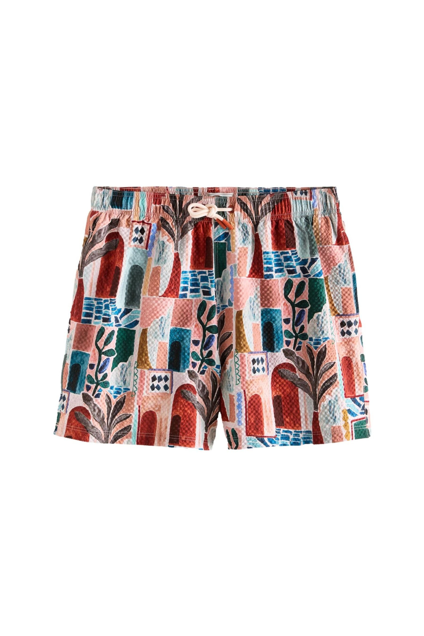 Badeshorts Badeshorts mit strukturiertem Print, Drinks Mat