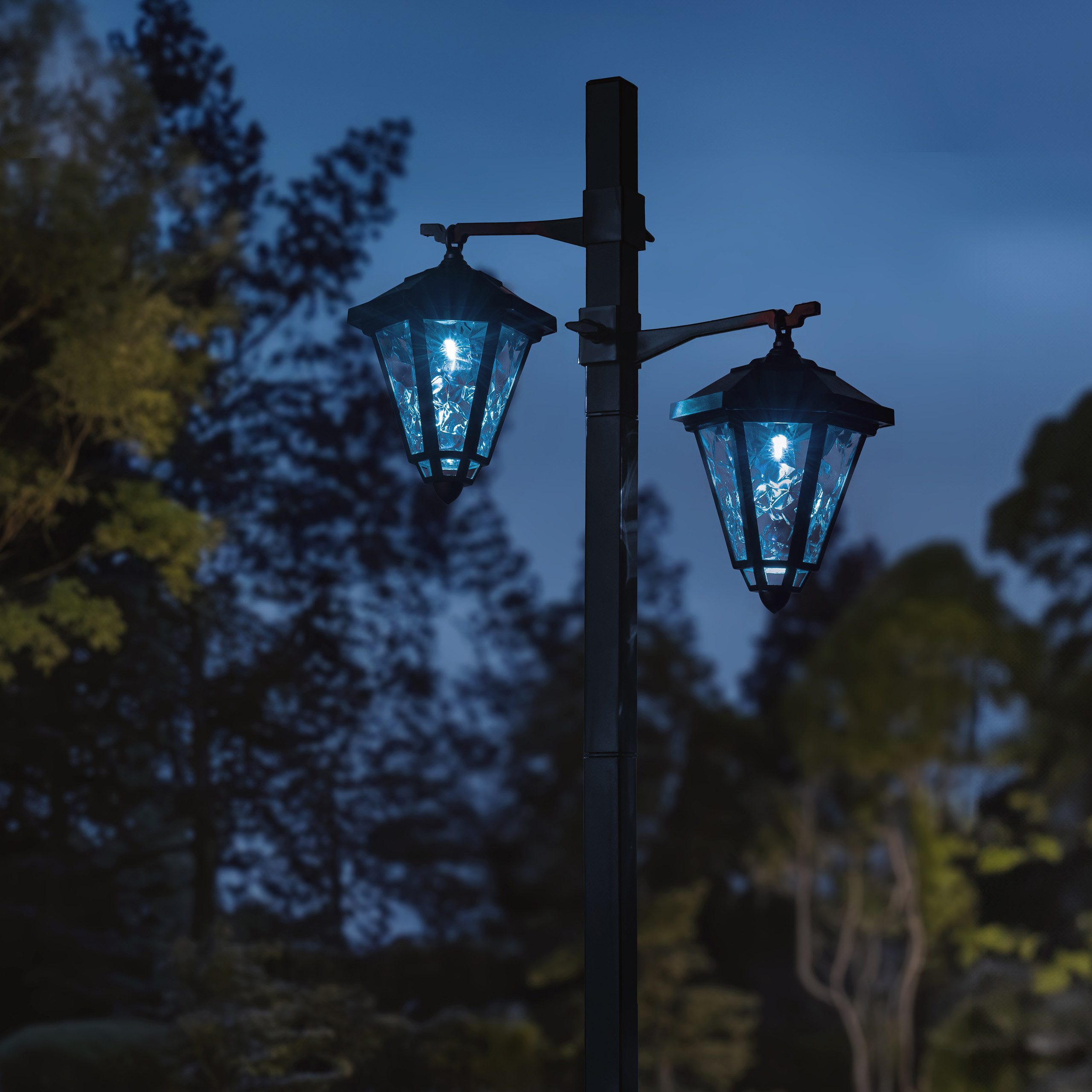 IC Gardenworld LED Laterne Solar Gartenlaterne günstig online kaufen