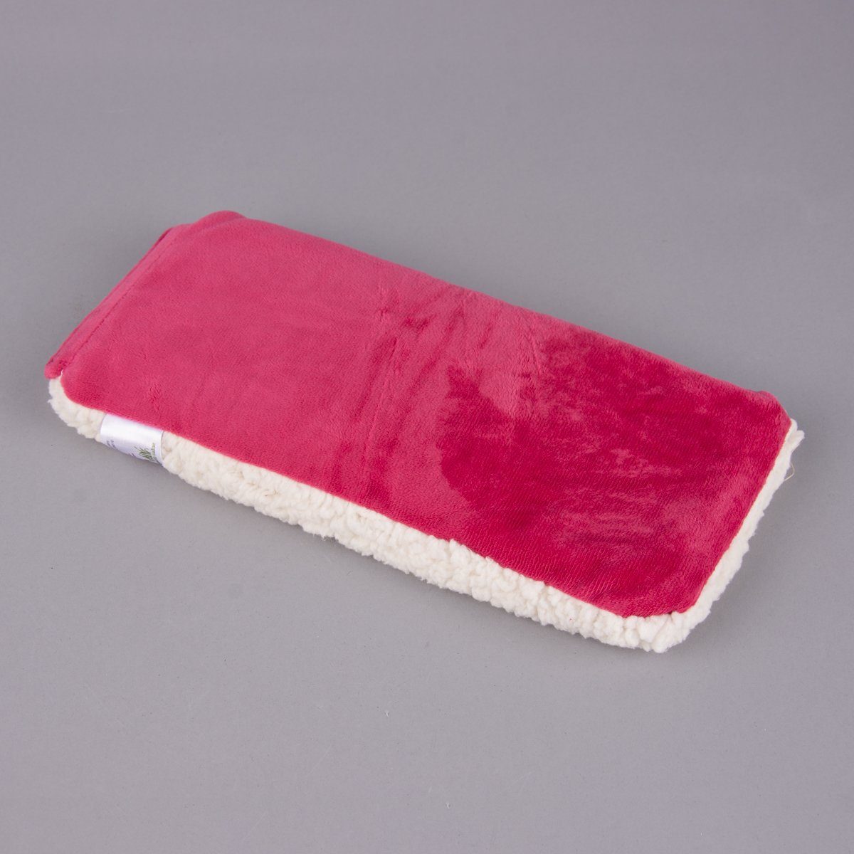 Warmies® Dekokissen Warmies Wärmekissen Hot Pak Sherpa weiß rot Hirse-Kräuterfüllung