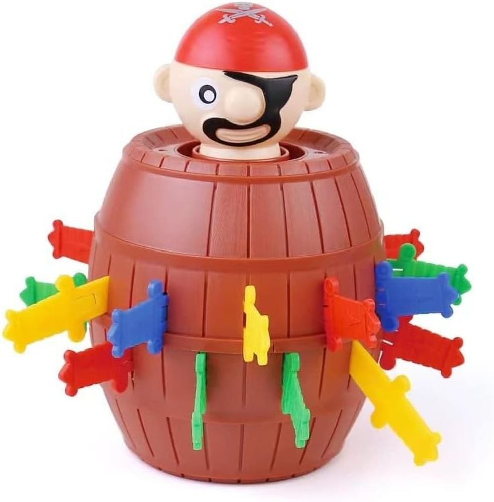 Spiel Piraten Fass Spiel Pop Up Geschicklichkeit Kinder Spaß Geschenk DE.