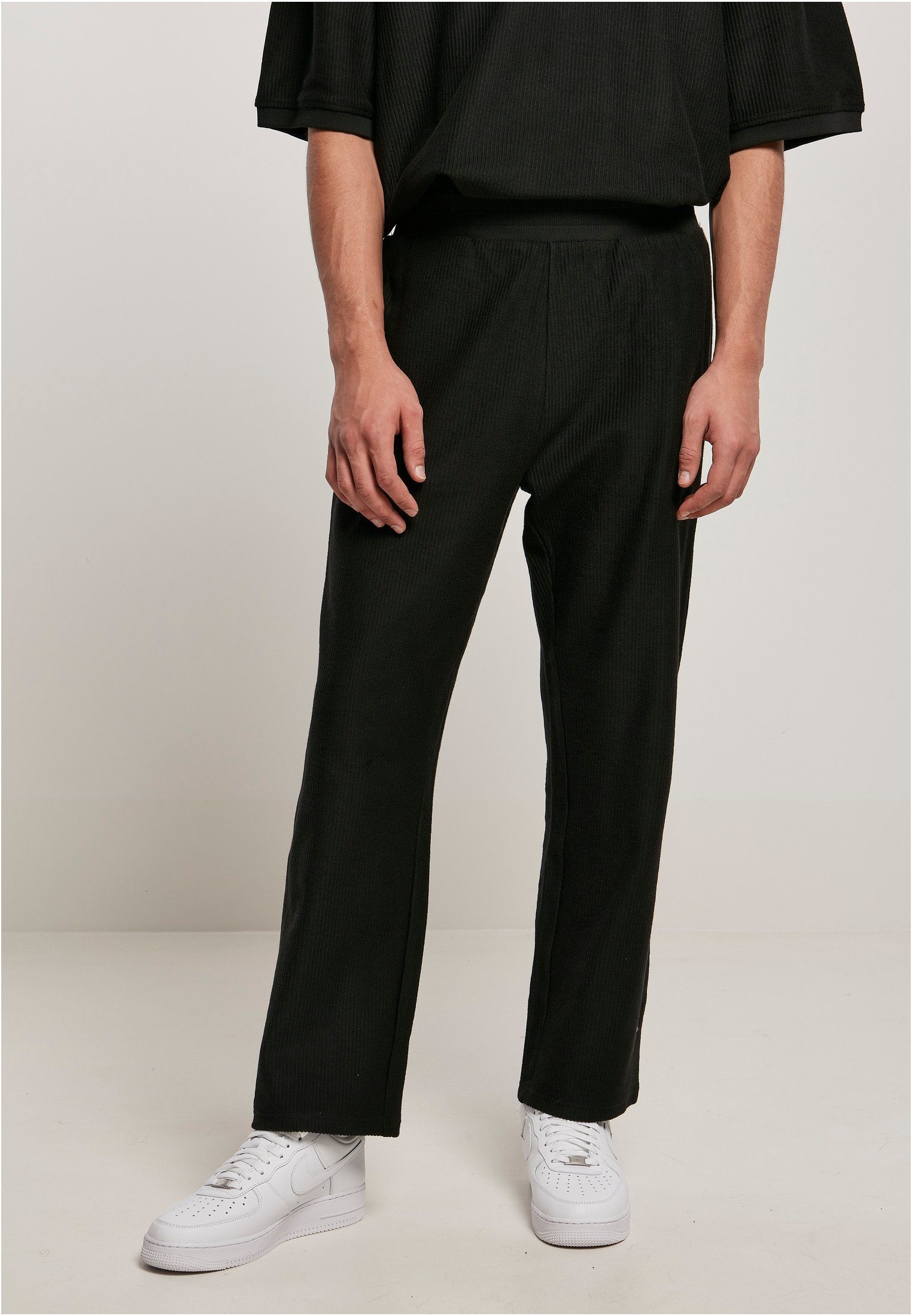 URBAN CLASSICS Stoffhose Herren Rib Terry Track Pants (1-tlg), Ob lässig  oder formell, diese Hose ist ein must-have | Stoffhosen