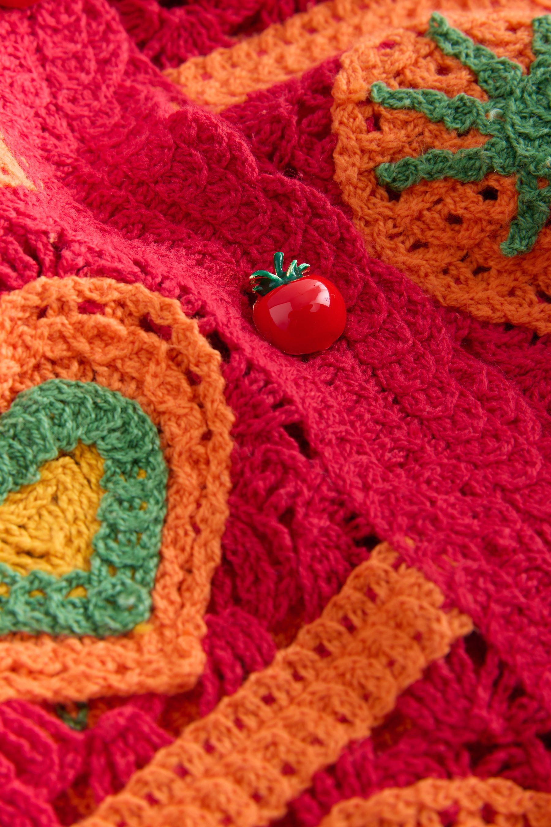 Next Hemdbluse Co-Ord Kurzarmhemd mit Häkel- und Strickdetails (1-tlg)