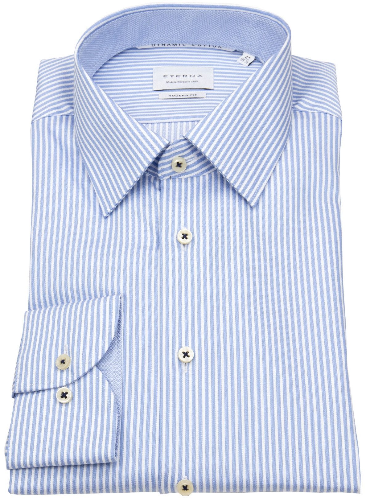 Eterna Langarmhemd "MODERN FIT", NON IRON (bügelfrei) günstig online kaufen