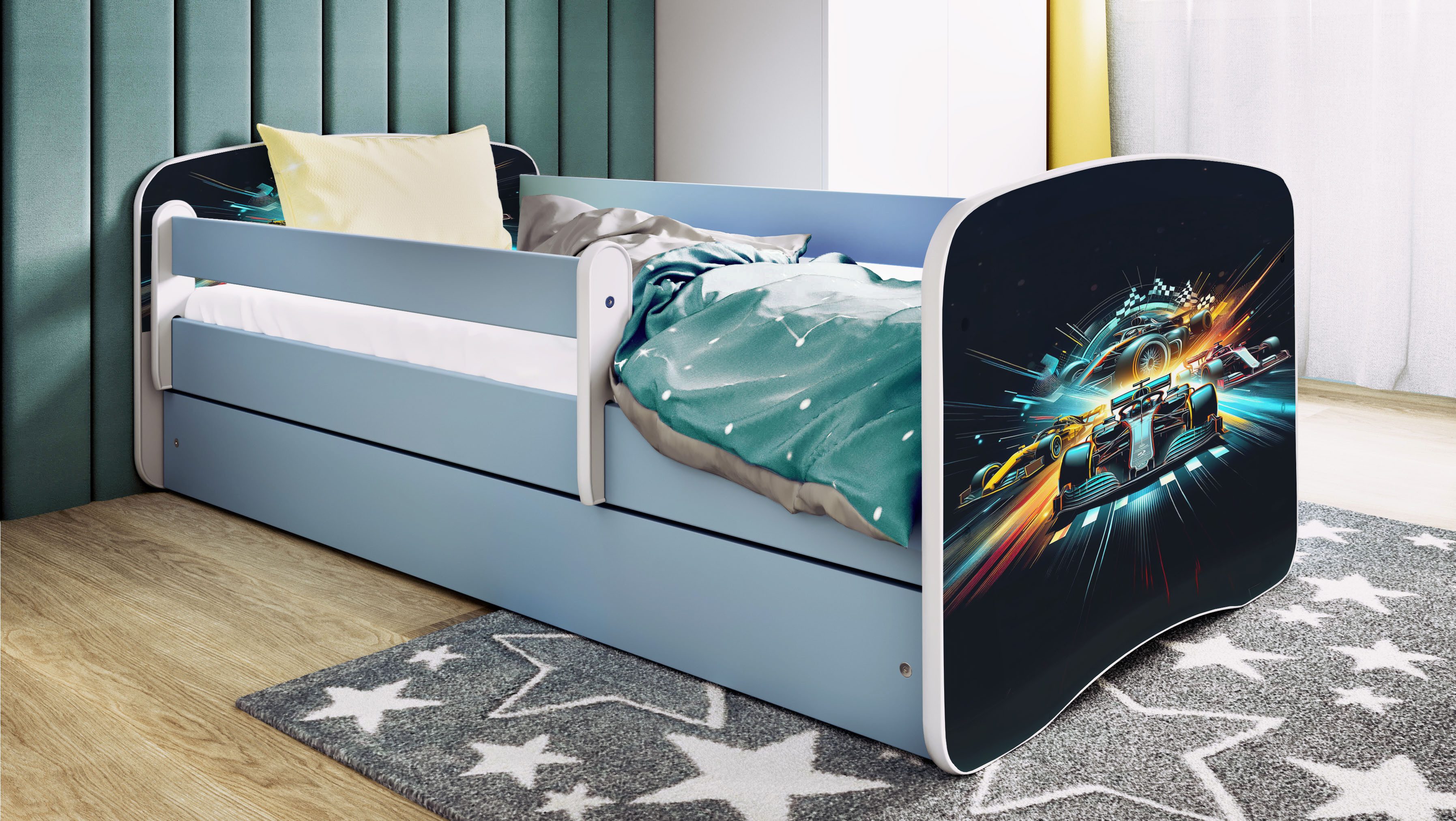 Raumhirsch Furniture Kinderbett 70x140, 80x160, 80x180 cm - Komplettset mit günstig online kaufen