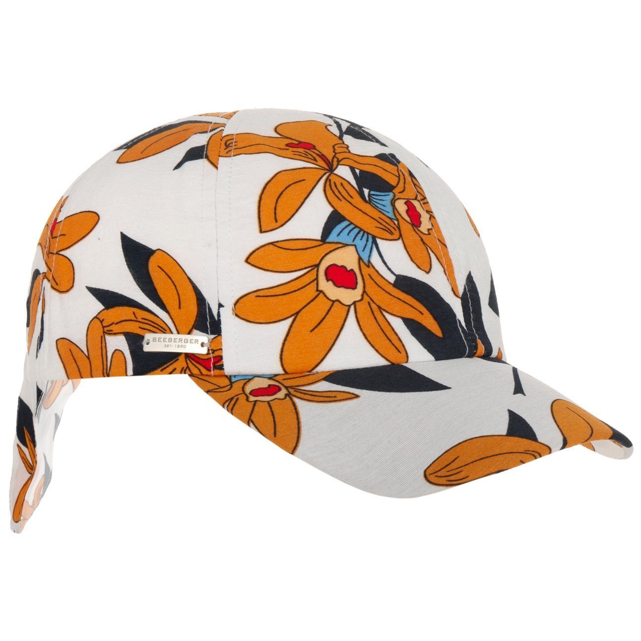 Luxus-Versandhandel Seeberger Baseball Cap (1-St) Sommercap mit Schirm weiß